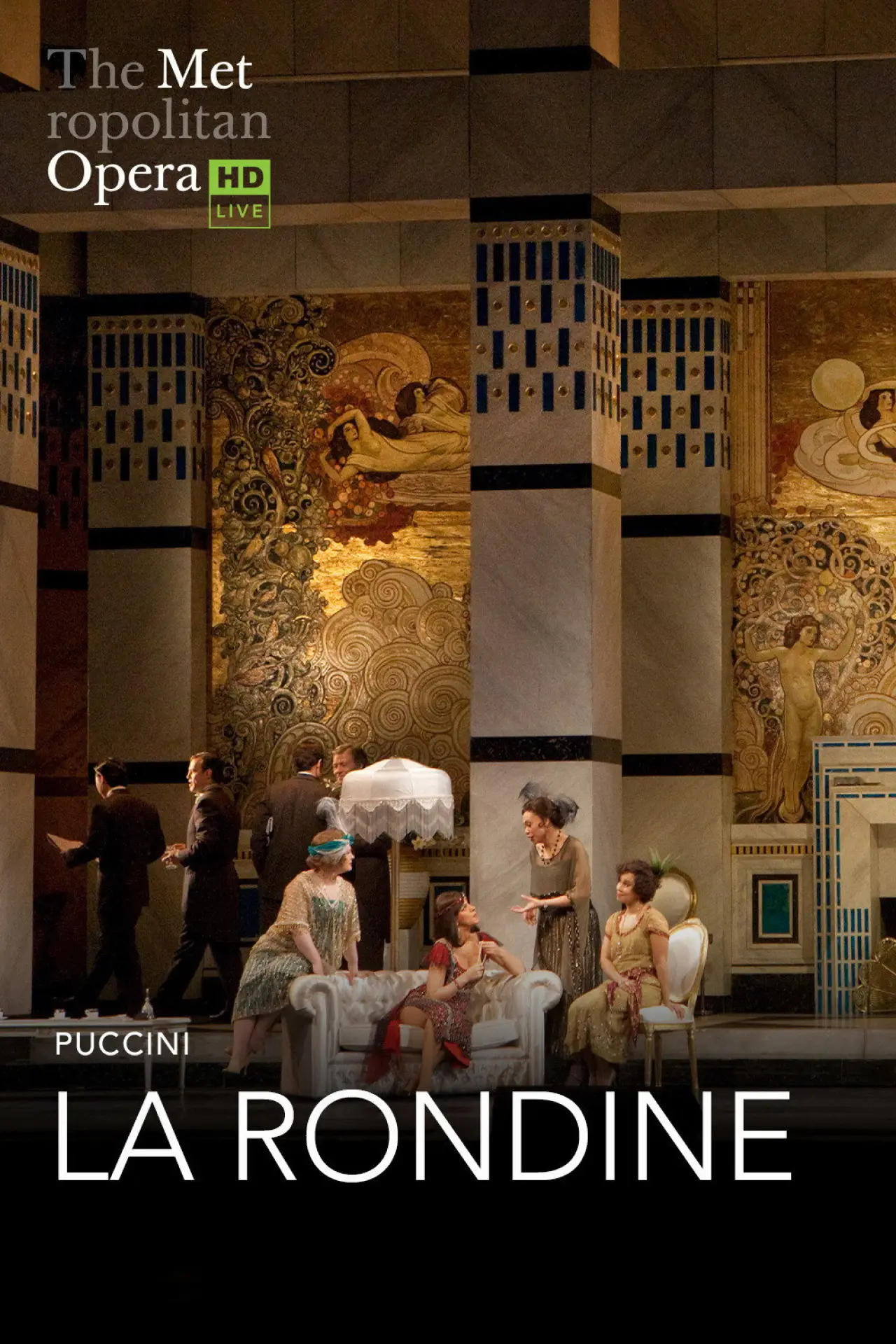 Movie poster "The Metropolitan Opera: La Rondine"