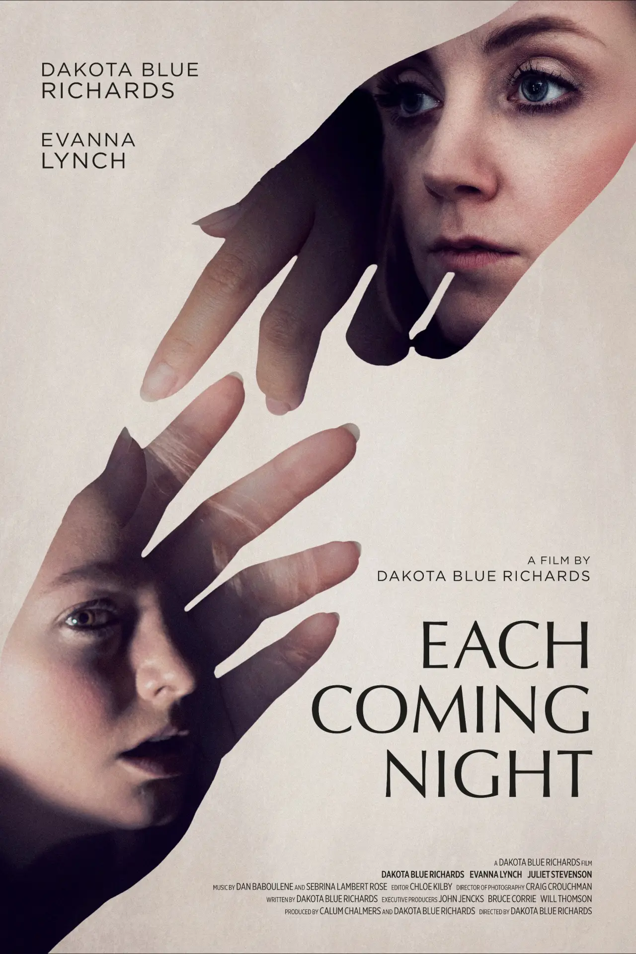 Movie poster "Each Coming Night"