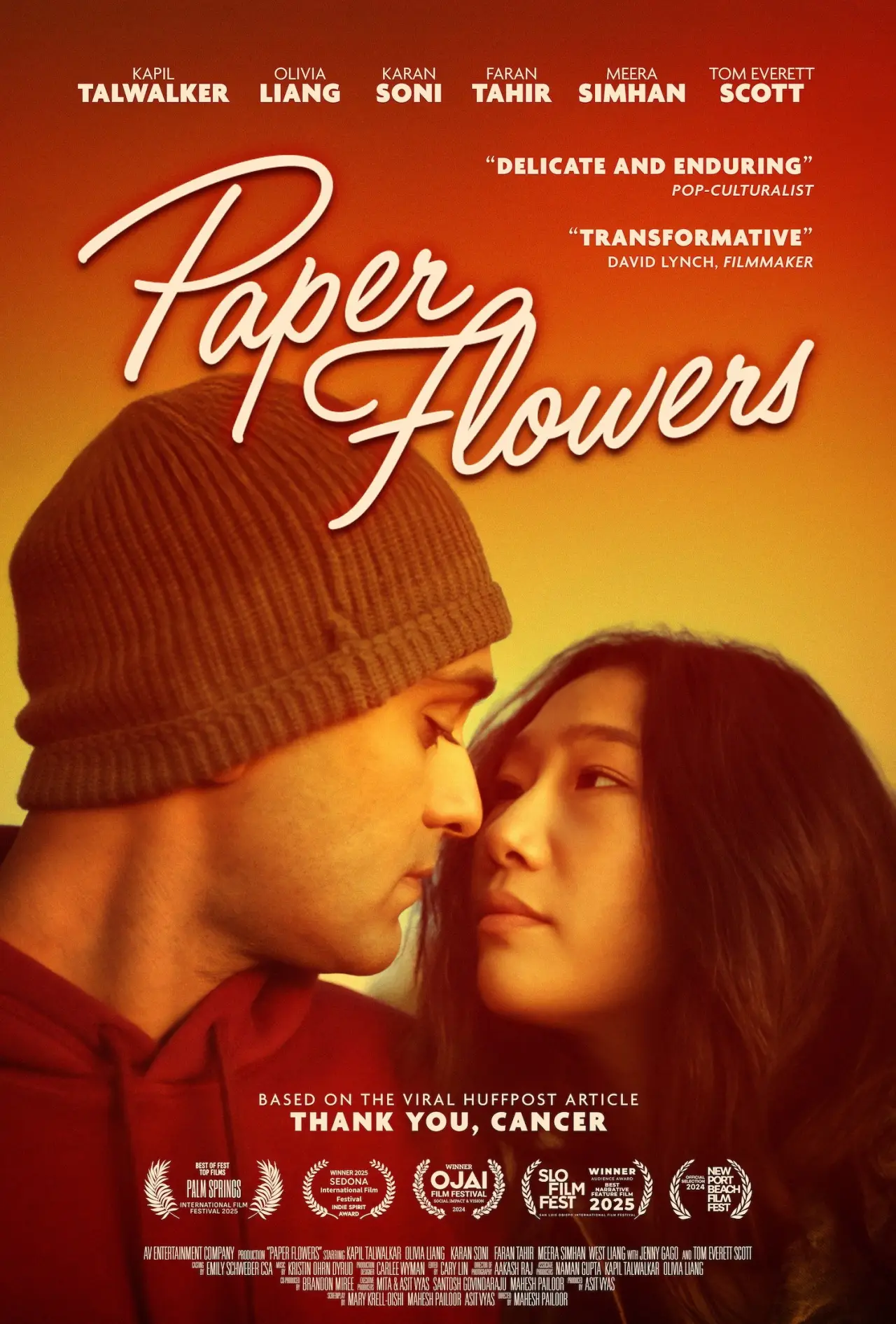 Movie poster "Paper Flowers"