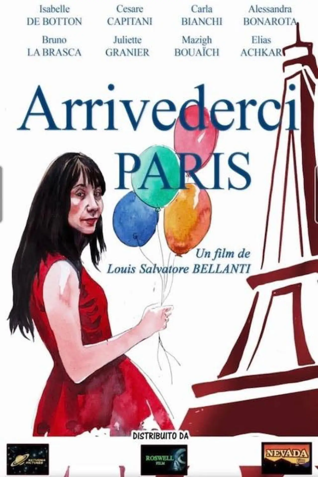 Movie poster "Arrivederci Paris"
