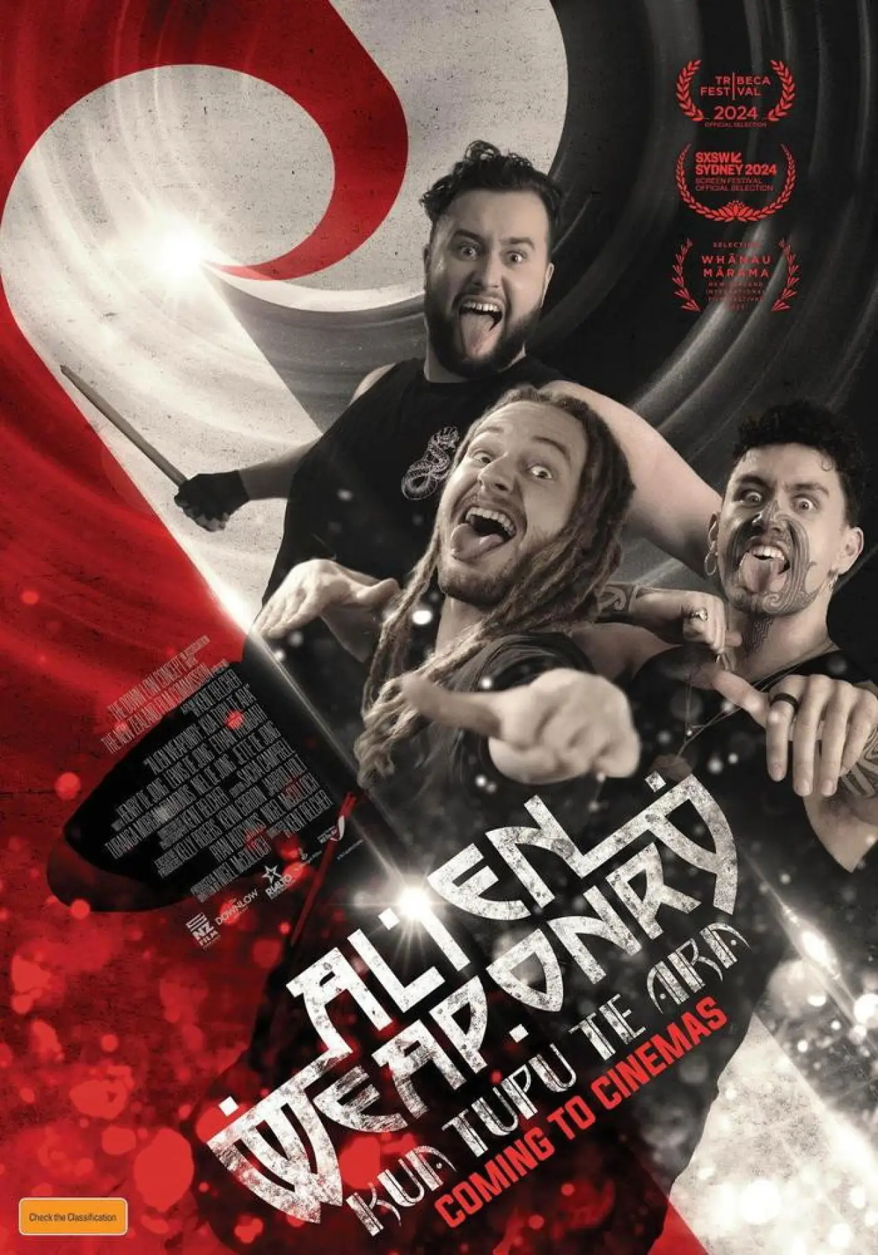 Movie poster "Alien Weaponry: Kua Tupu Te Ara"