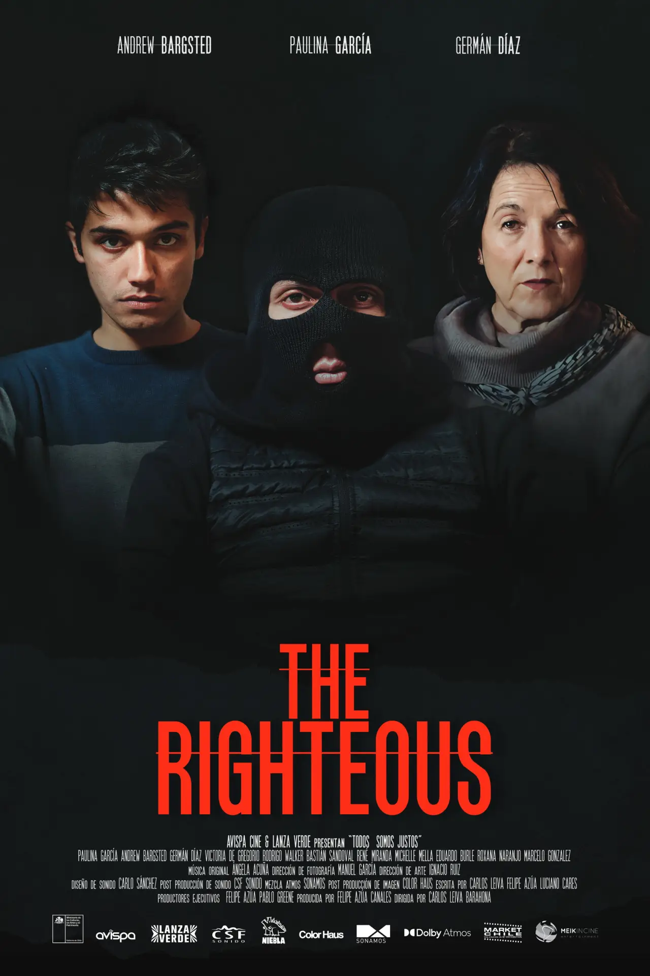Movie poster "The Righteous"