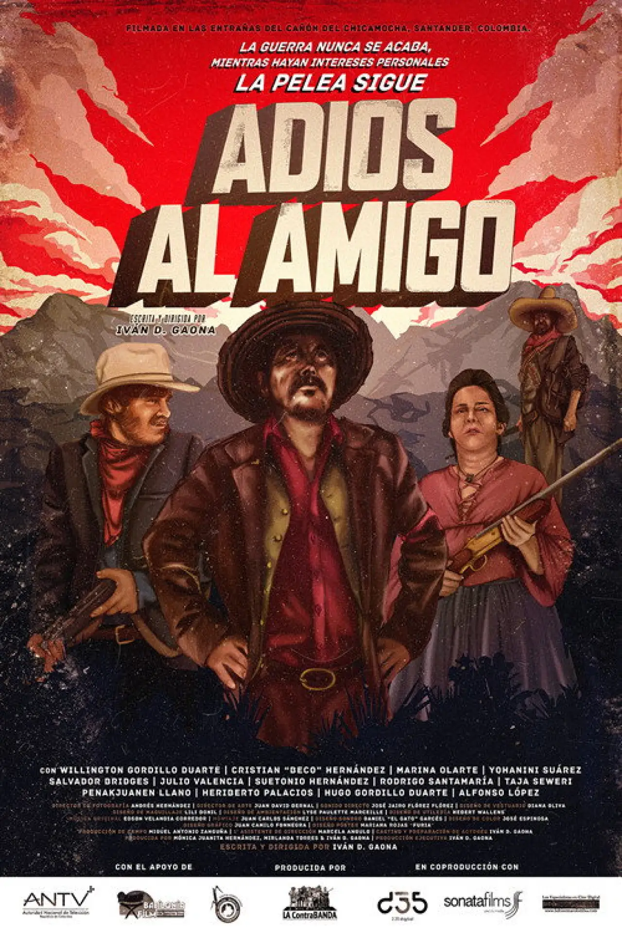 Movie poster "Adios Amigo"