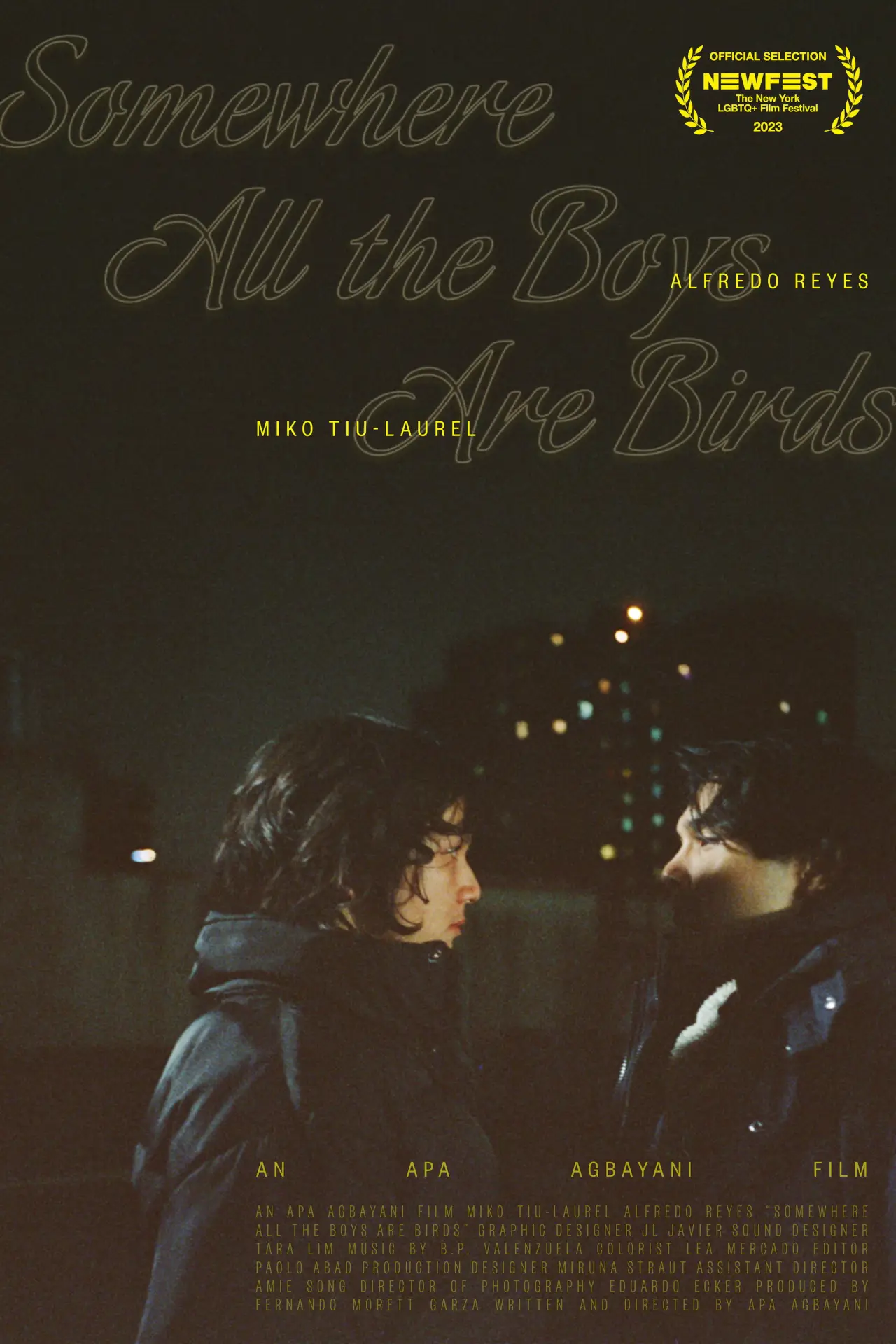 Movie poster "Somewhere all the boys are birds"