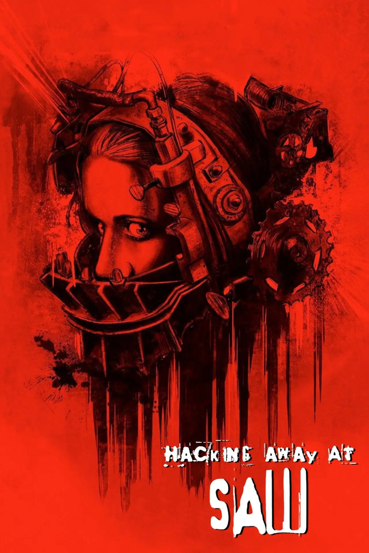 Movie poster "Hacking Away at Saw"
