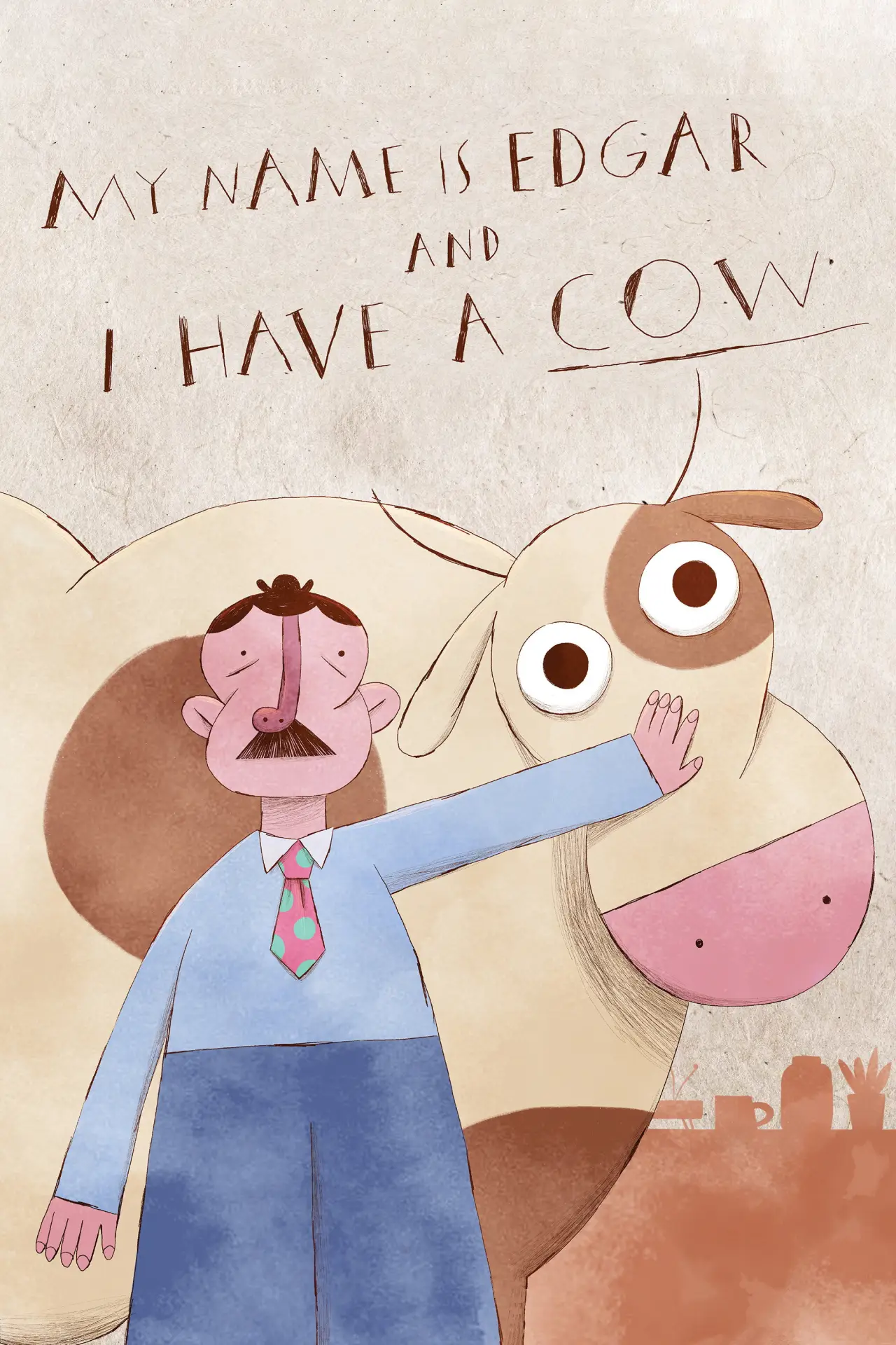 Movie poster "My Name is Edgar and I Have a Cow"