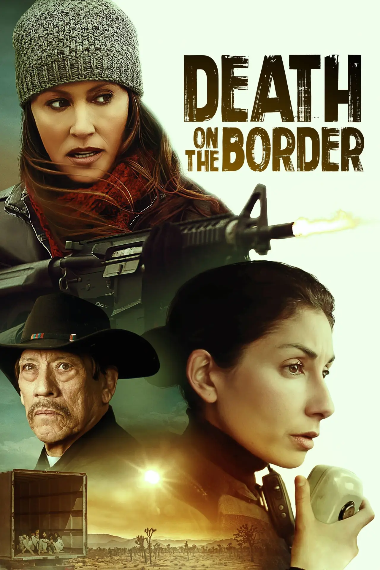 Movie poster "Death on the Border"