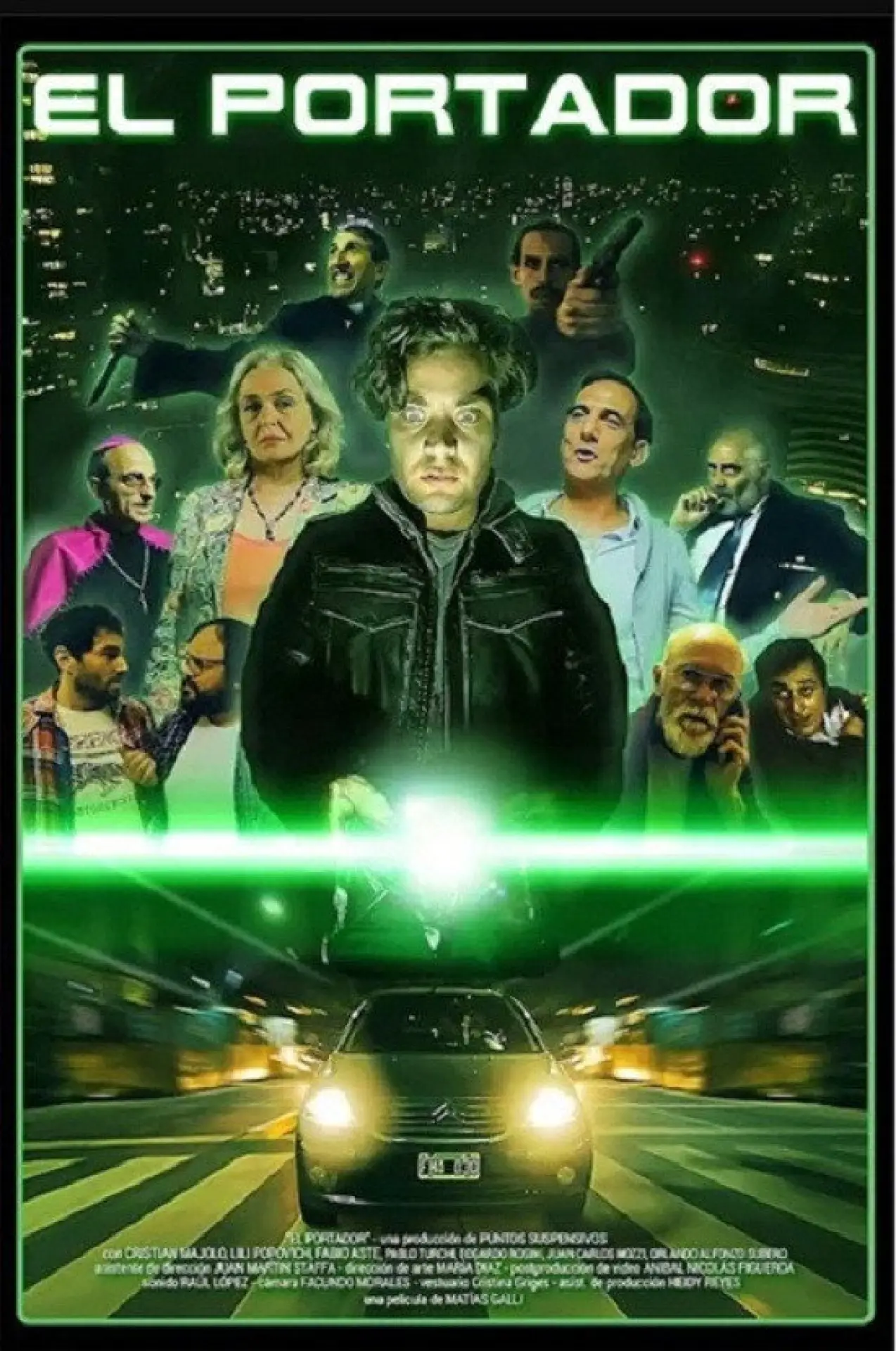 Movie poster "El portador"