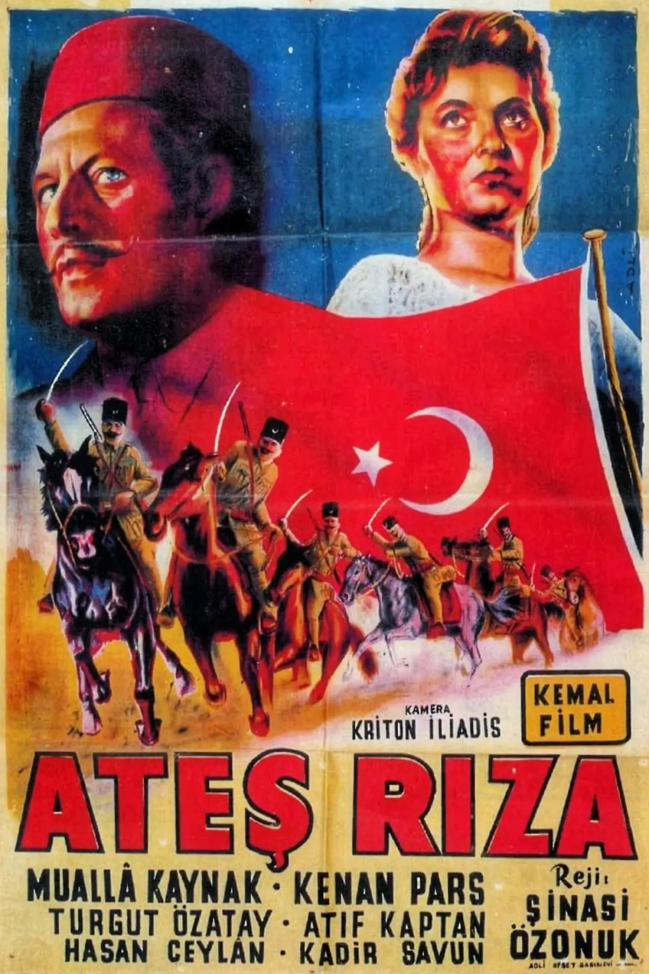 Movie poster "Ateş Rıza"