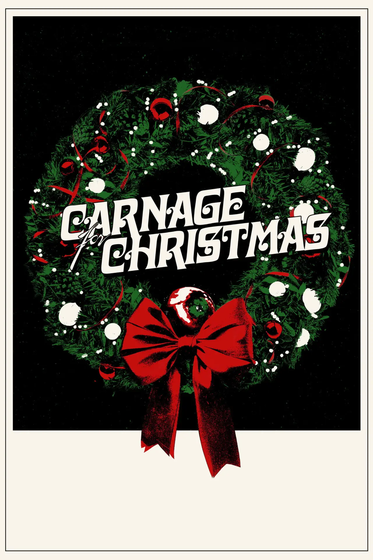 Movie poster "Carnage for Christmas"