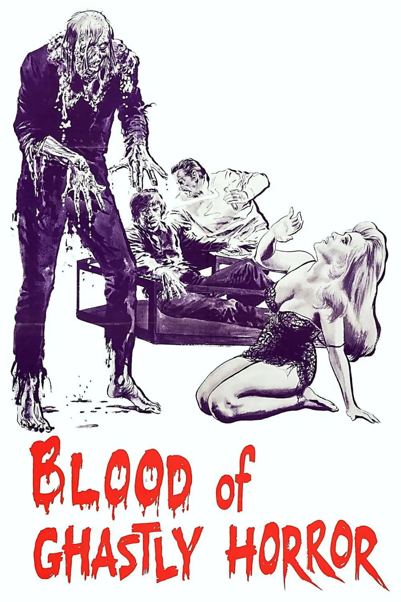 Movie poster "Blood of Ghastly Horror"