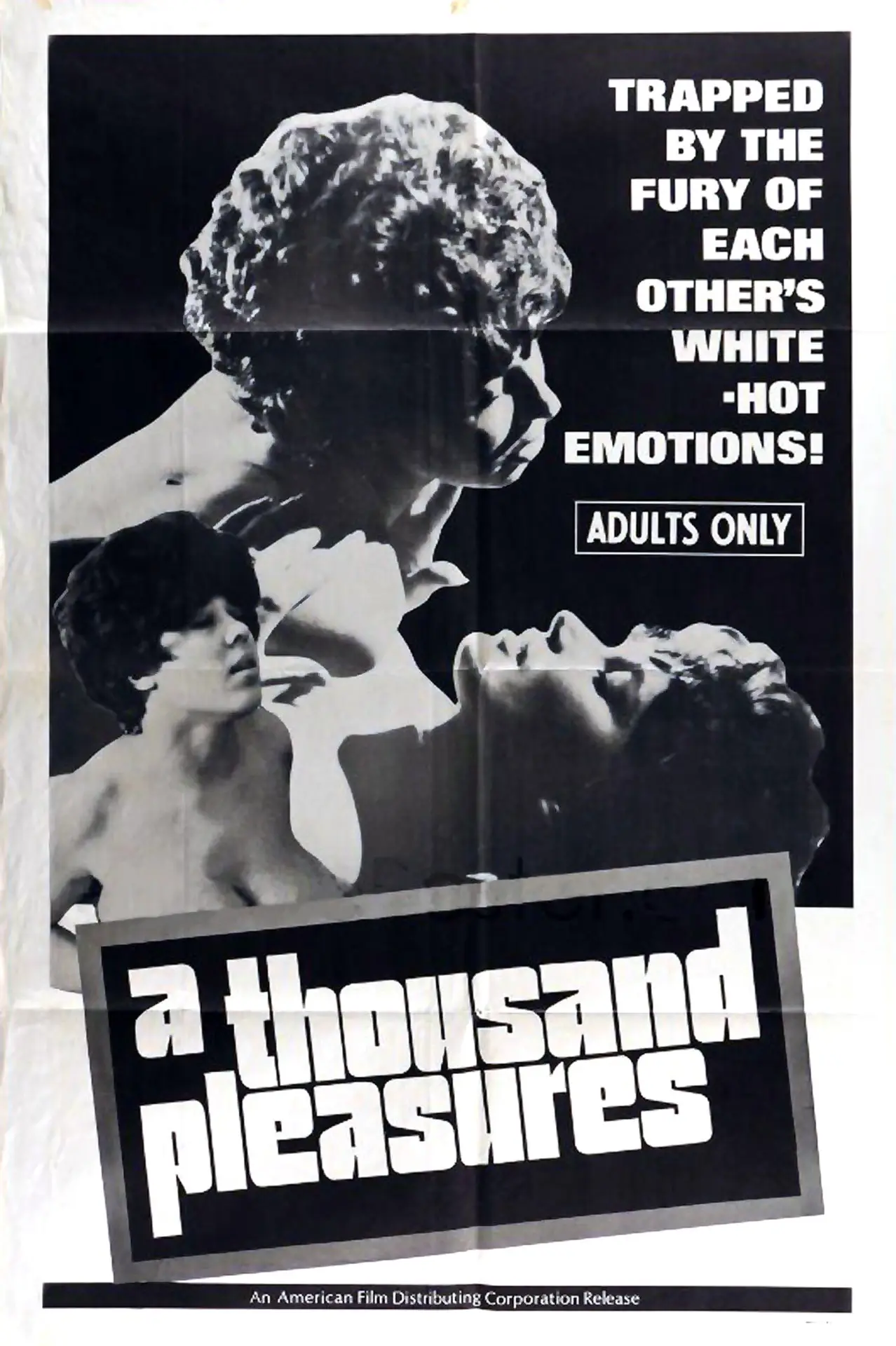 Movie poster "A Thousand Pleasures"