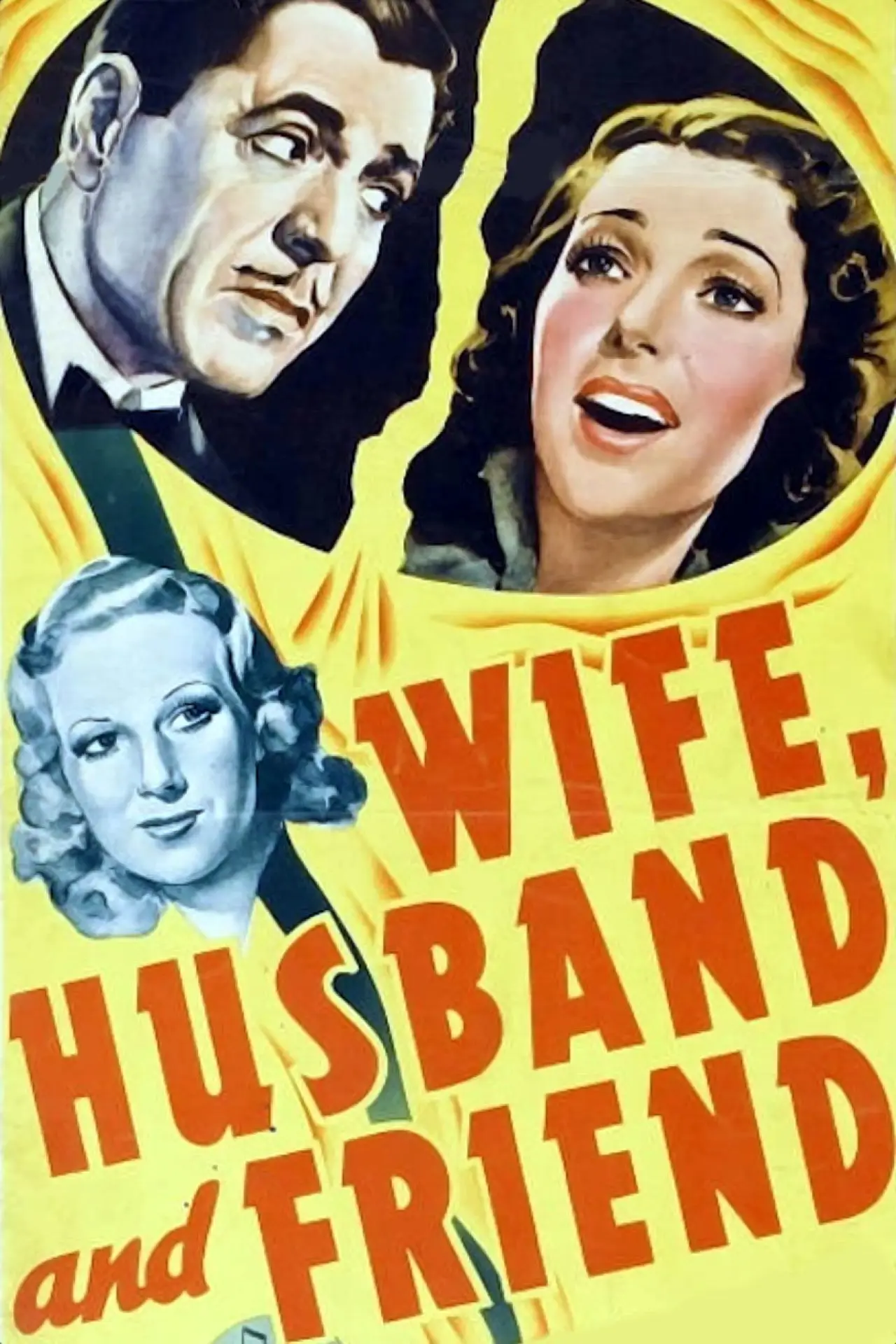 Movie poster "Wife, Husband and Friend"