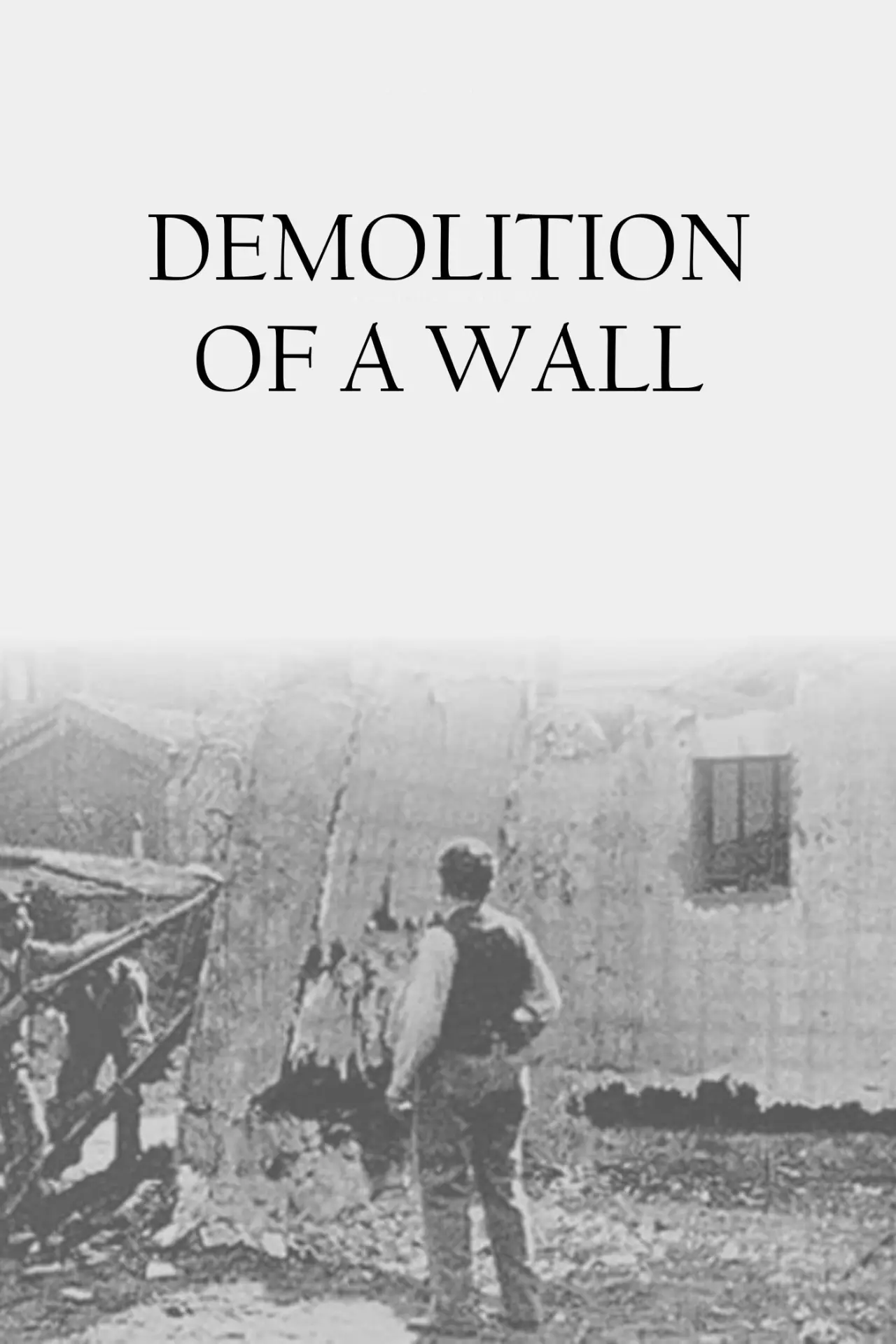 Movie poster "Demolition of a Wall"