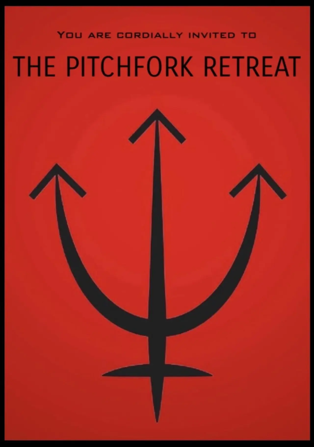Movie poster "The Pitchfork Retreat"