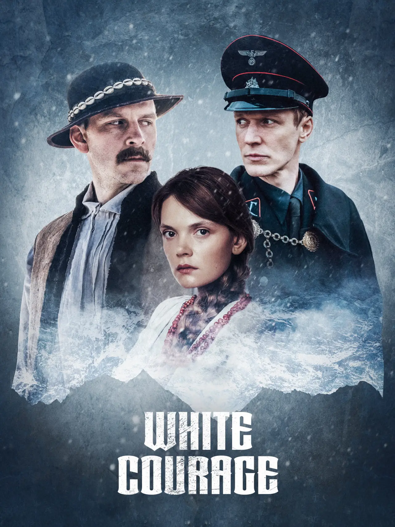 Movie poster "Biała odwaga"