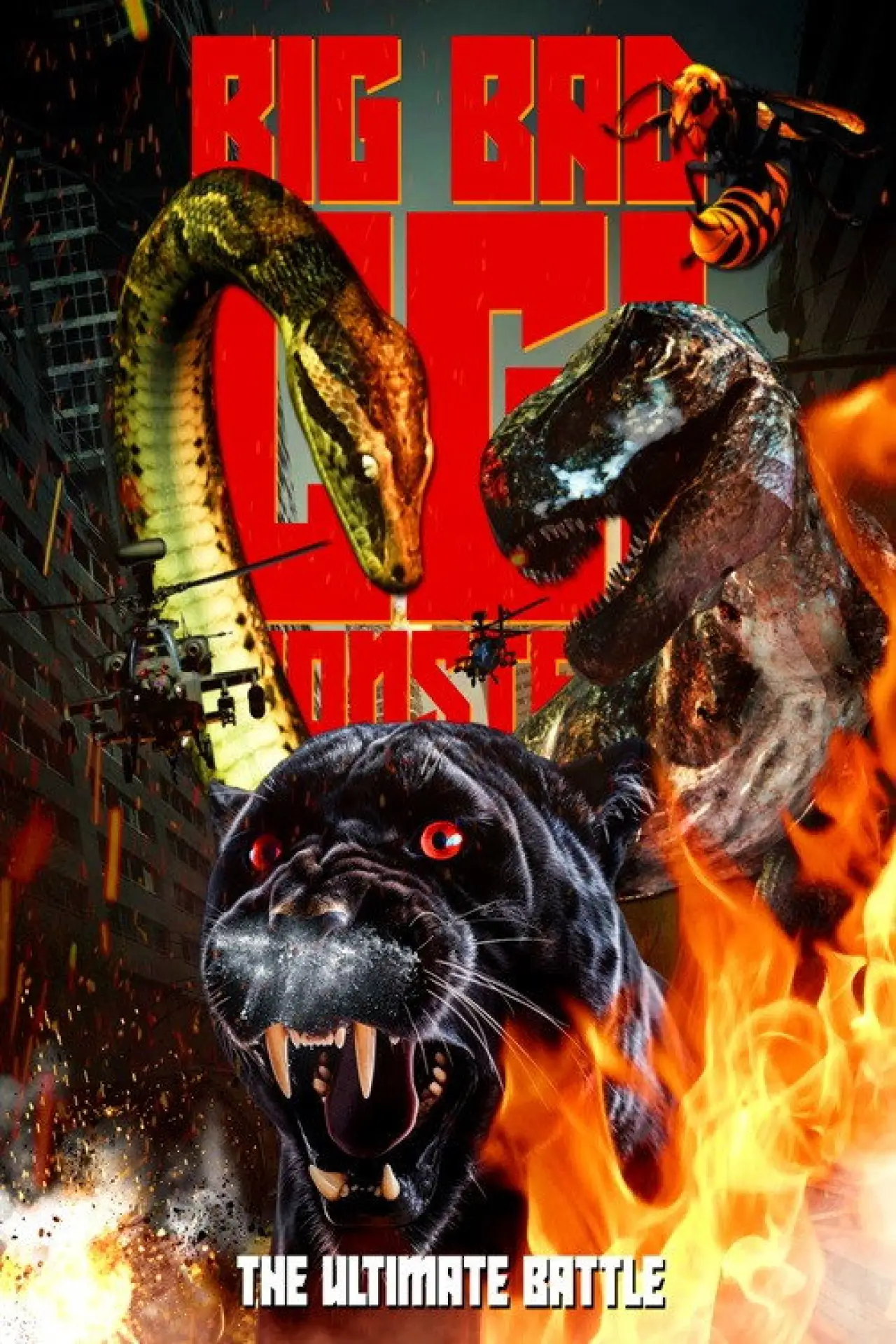 Movie poster "Big Bad CGI Monsters"