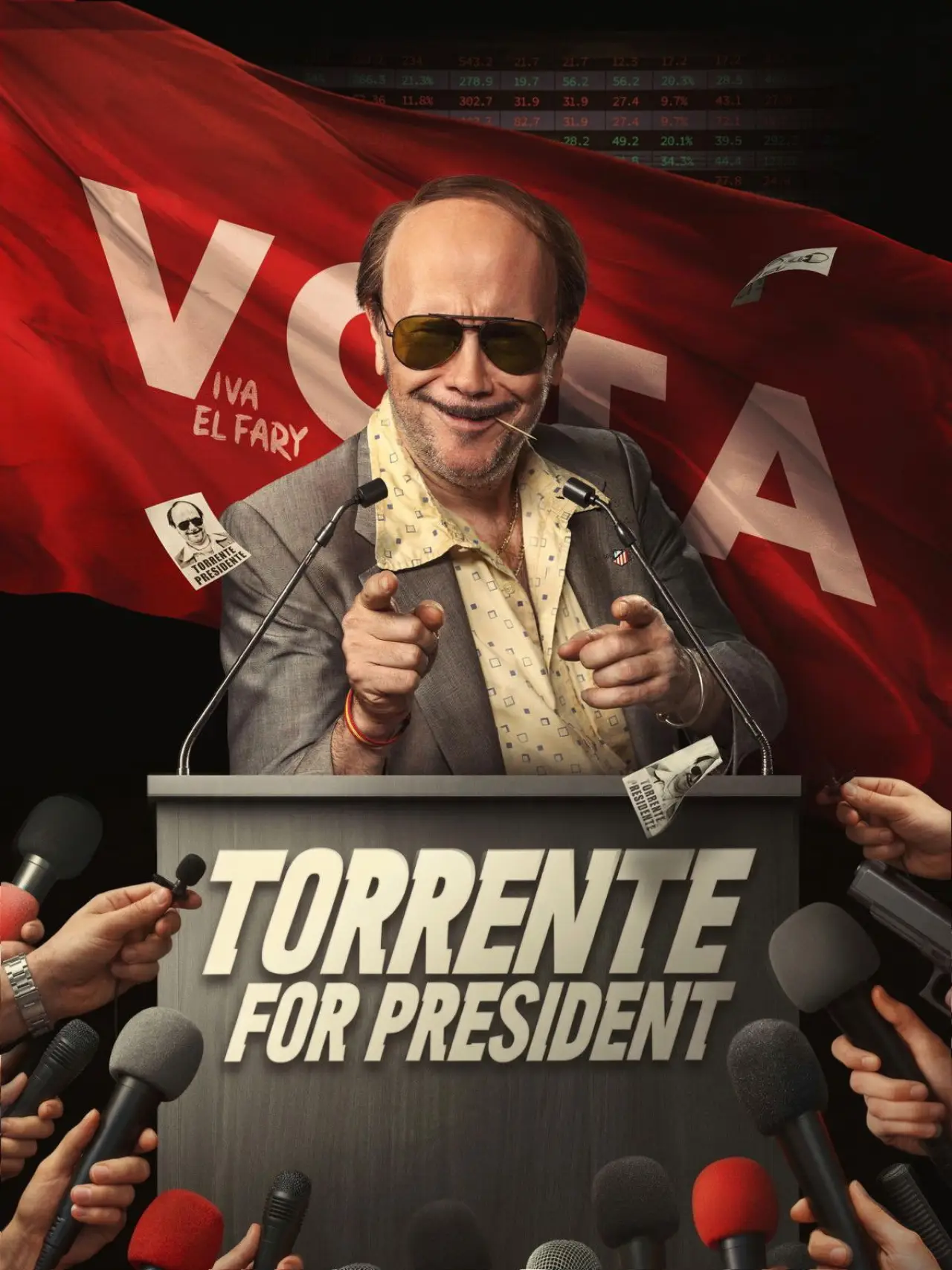 Movie poster "Torrente for President"