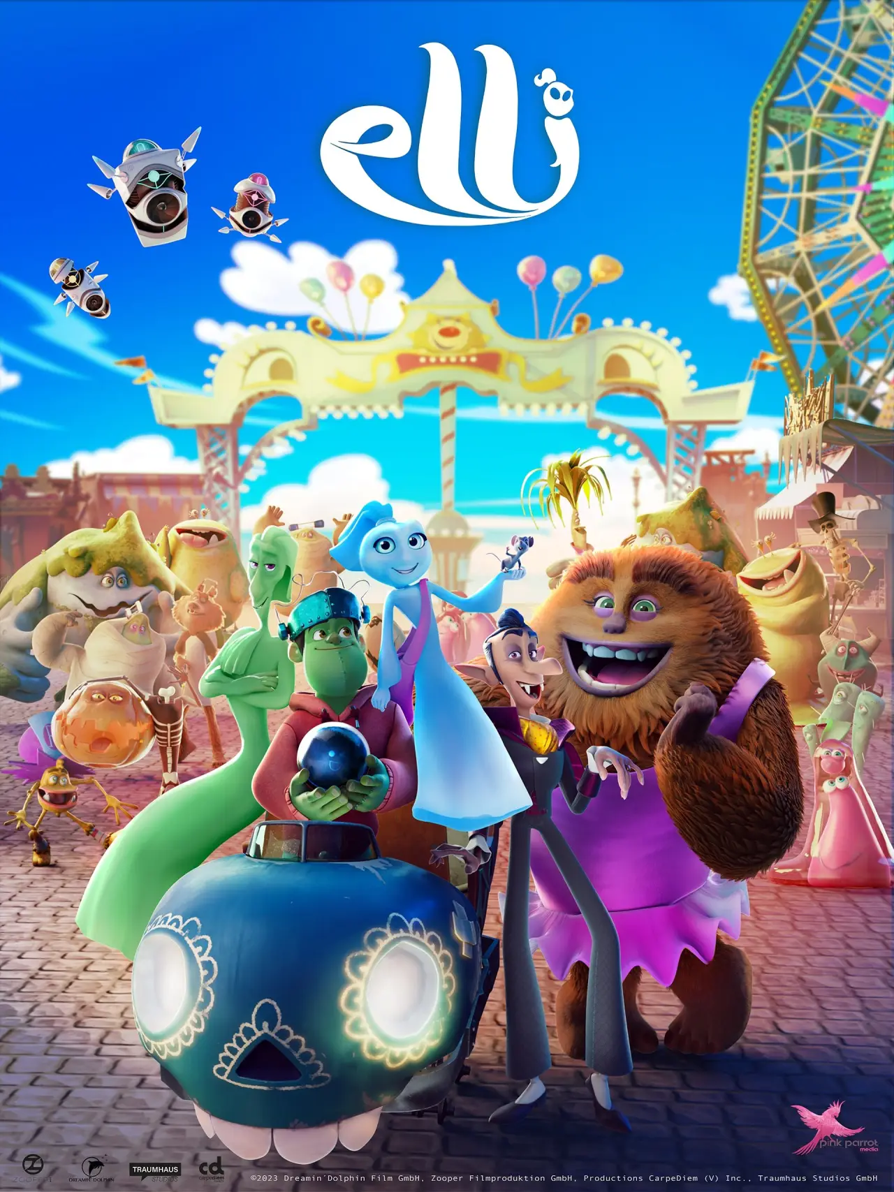 Movie poster "Elli and her Monster Team"