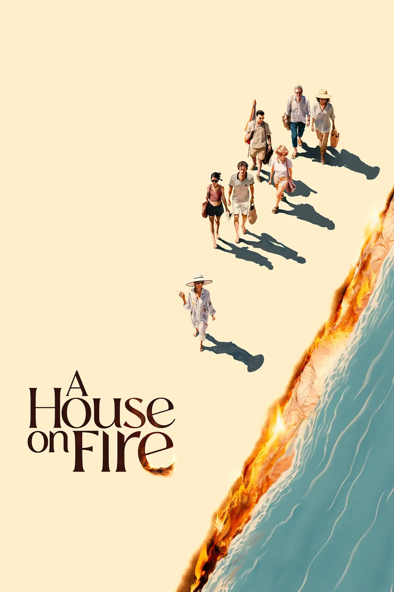 Movie poster "A House on Fire"