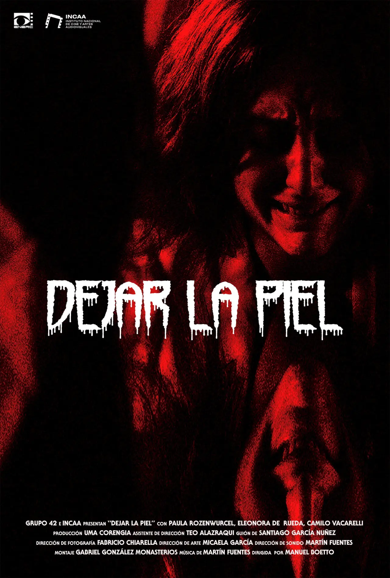 Movie poster "Dejar la piel"