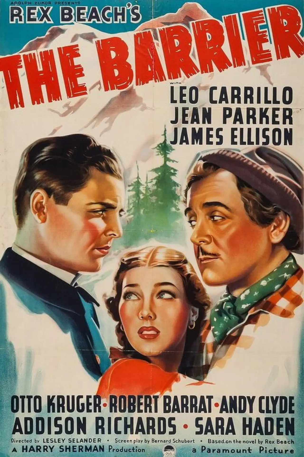 Movie poster "The Barrier"