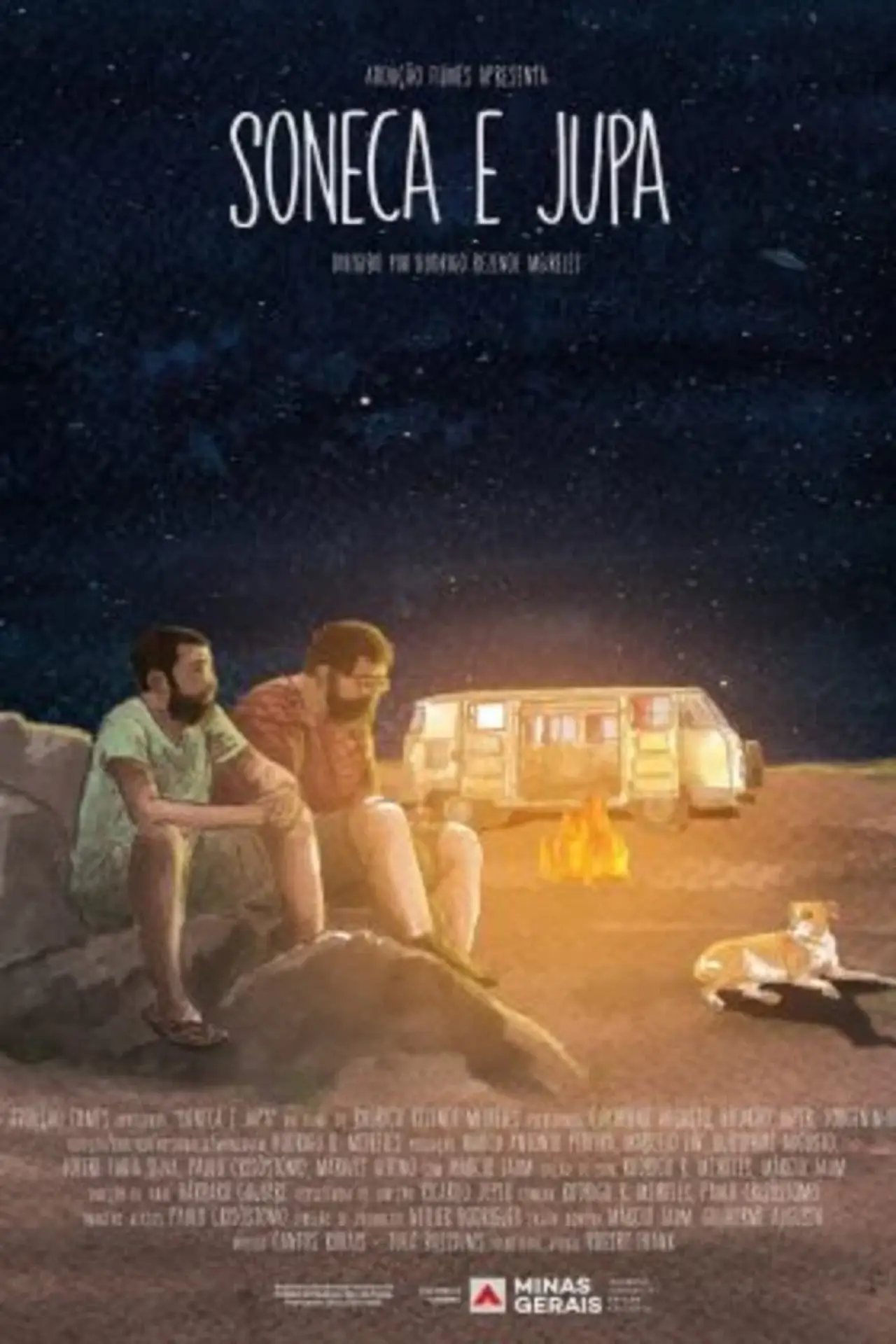 Movie poster "Soneca e Jupa"