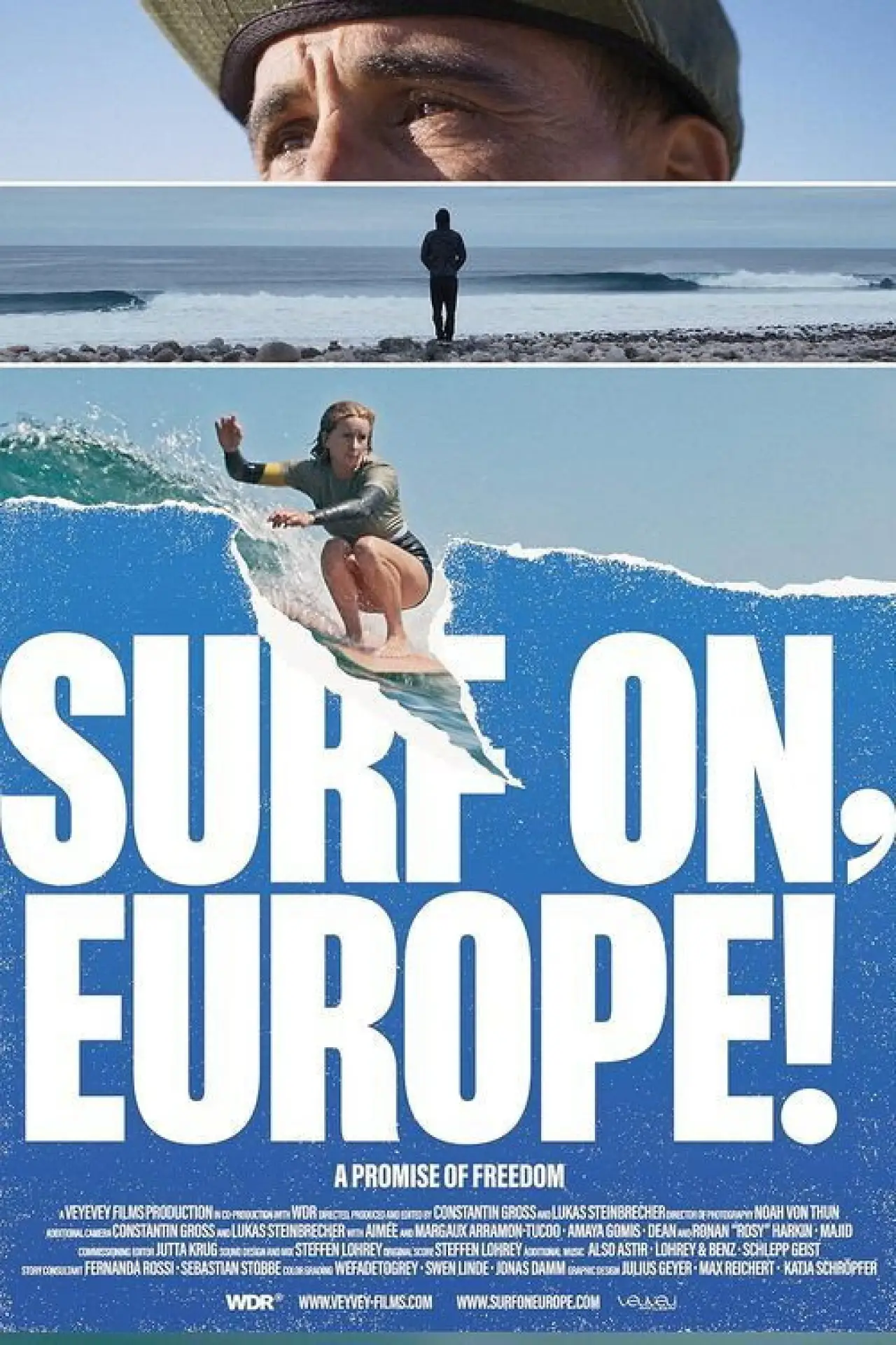 Movie poster "Surf on, Europe!"