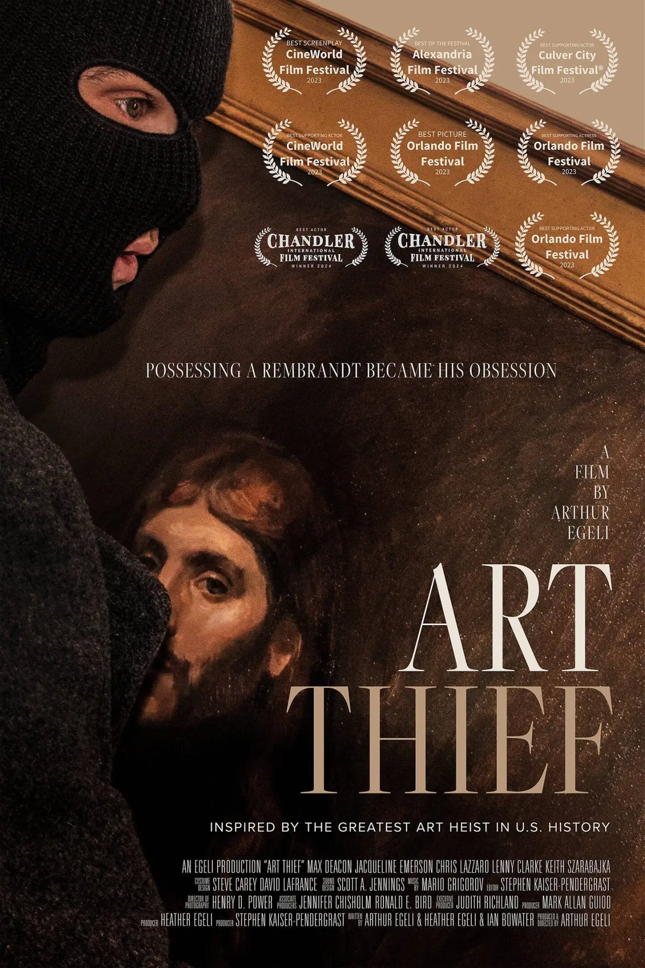 Movie poster "Art Thief"