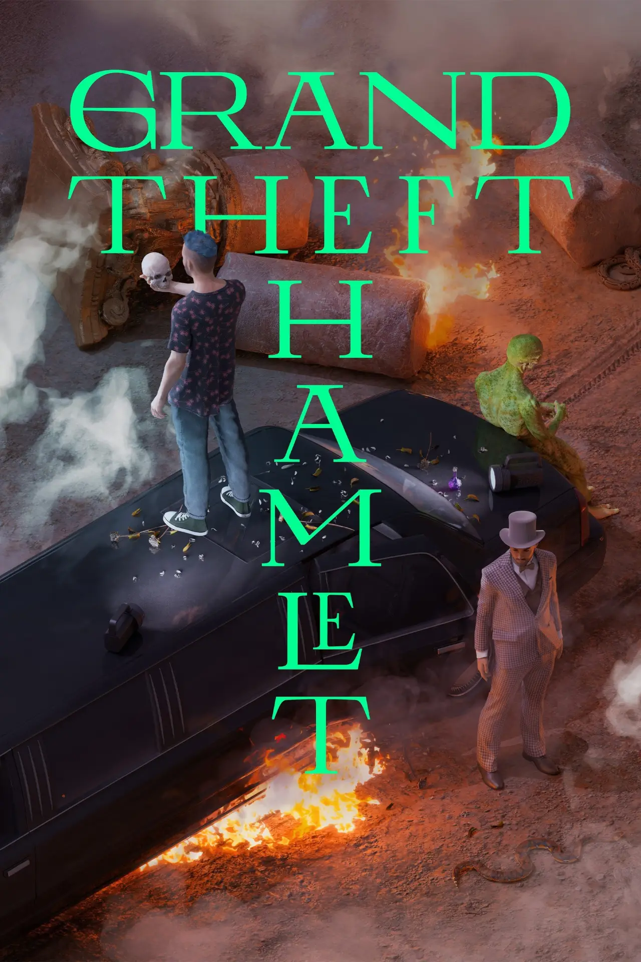 Movie poster "Grand Theft Hamlet"