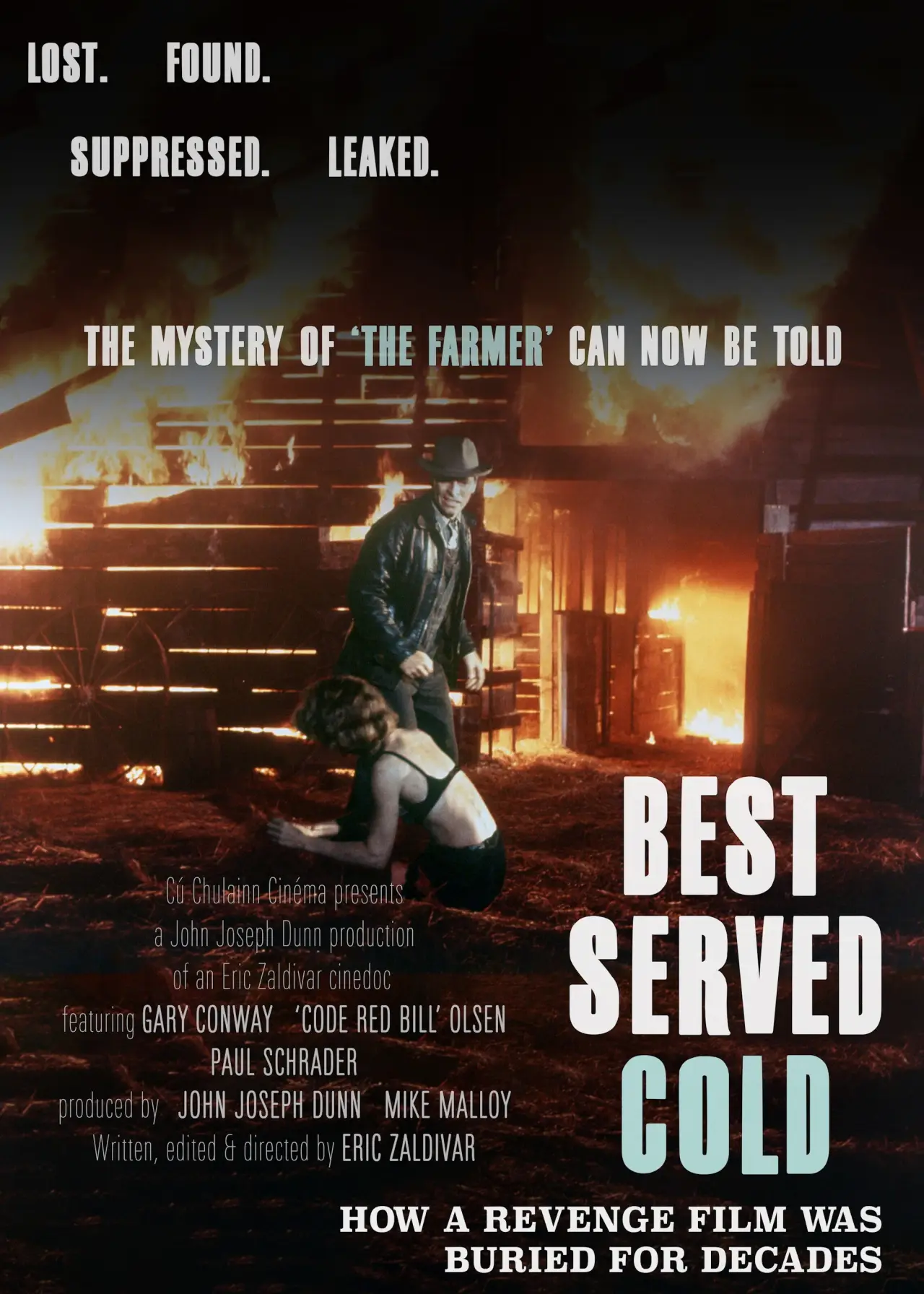 Movie poster "Best Served Cold: How a Revenge Film was Buried for Decades"