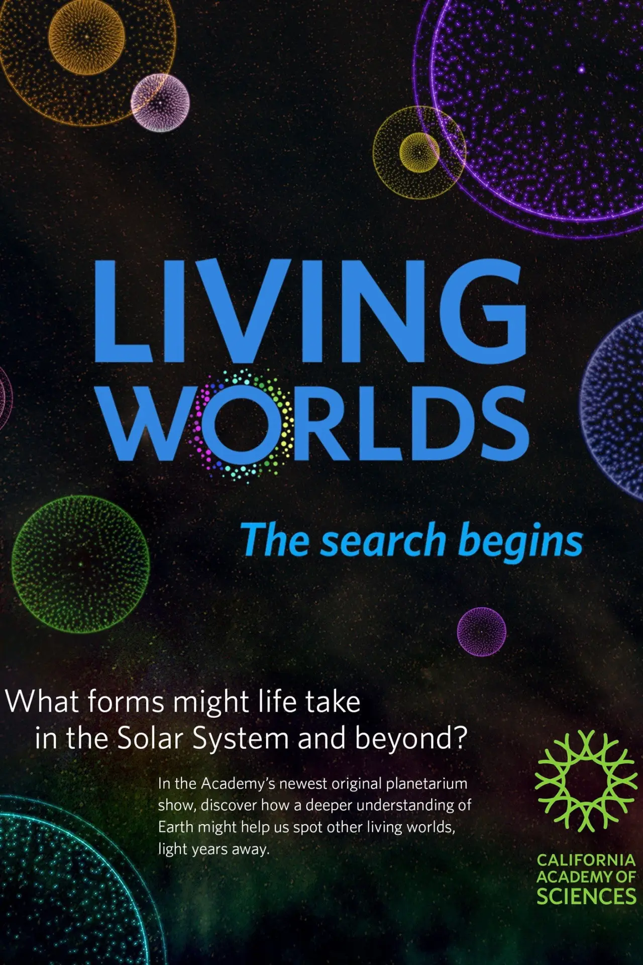 Movie poster "Living Worlds"