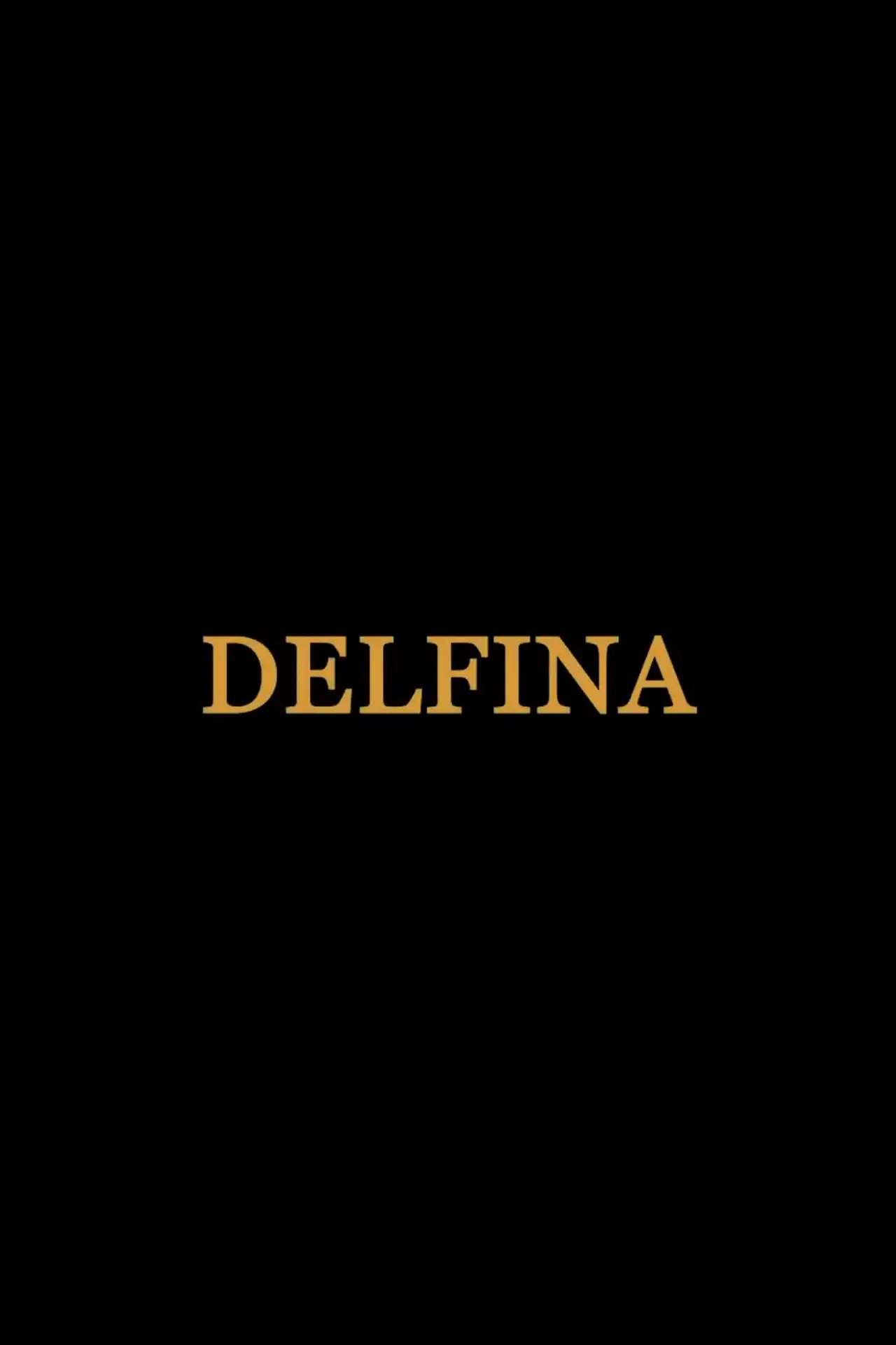 Movie poster "Delfina"