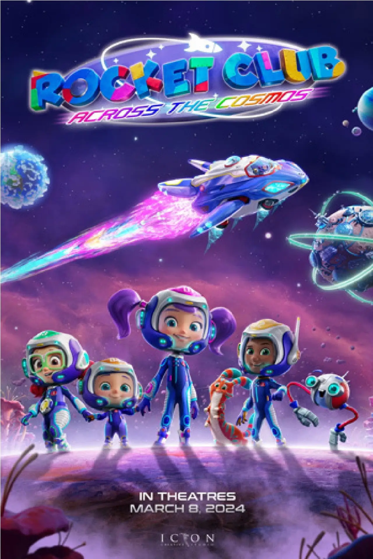 Movie poster "Rocket Club: Across the Cosmos"