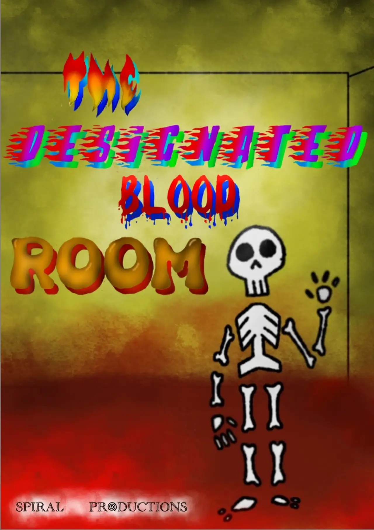 Movie poster "The designated blood room"