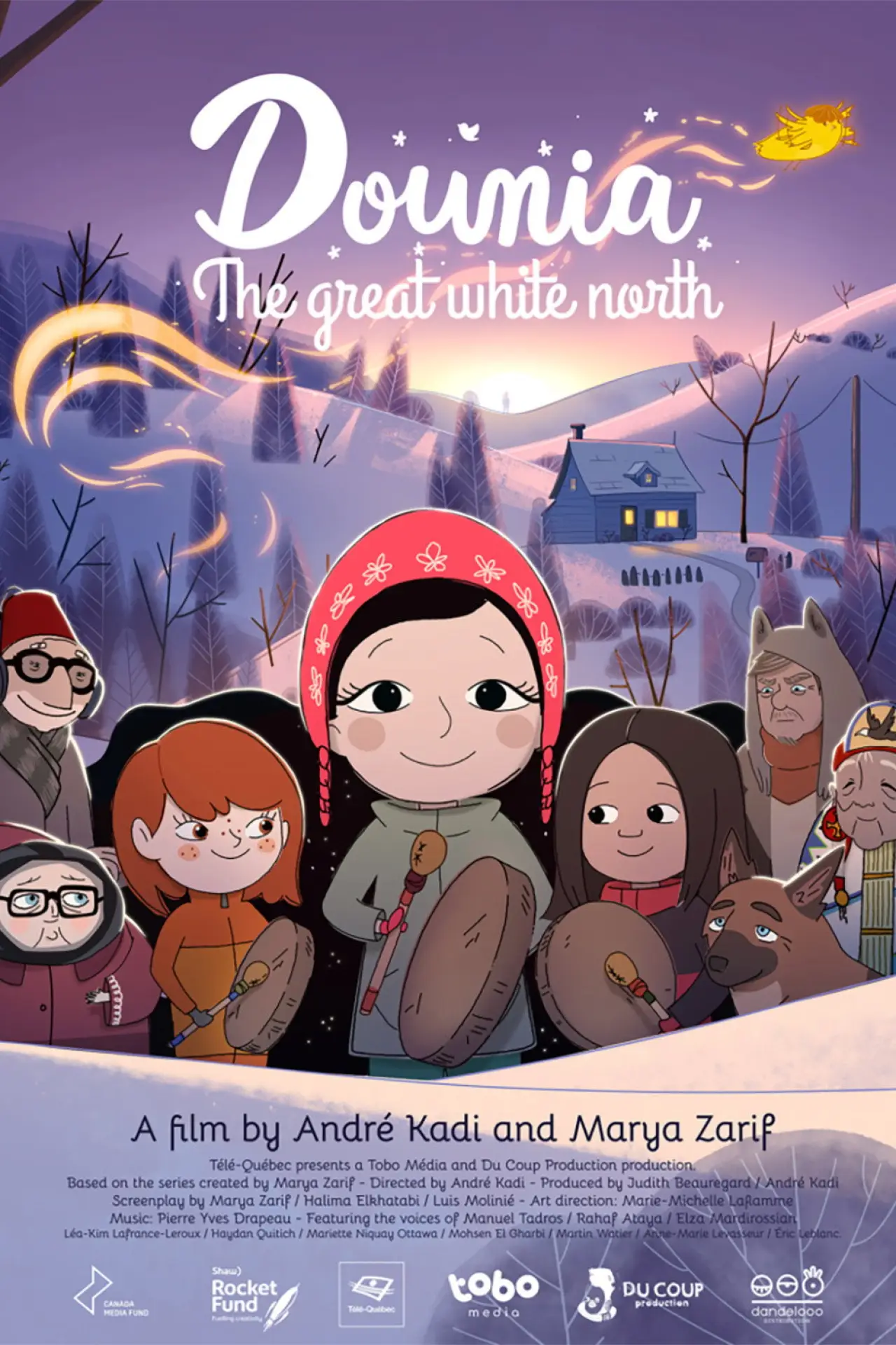 Movie poster "Dounia: The Great White North"