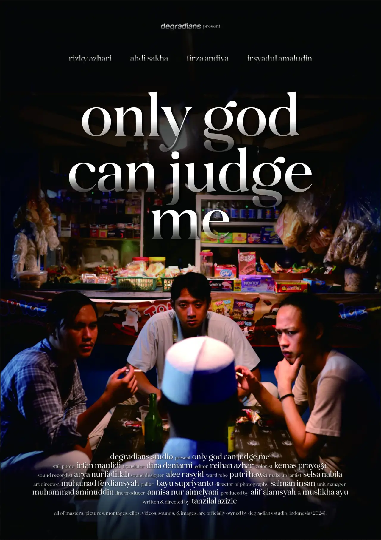Movie poster "Only God Can Judge Me"