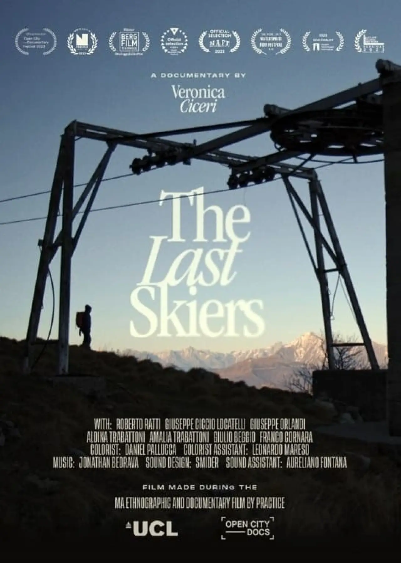 Movie poster "The Last Skiers"