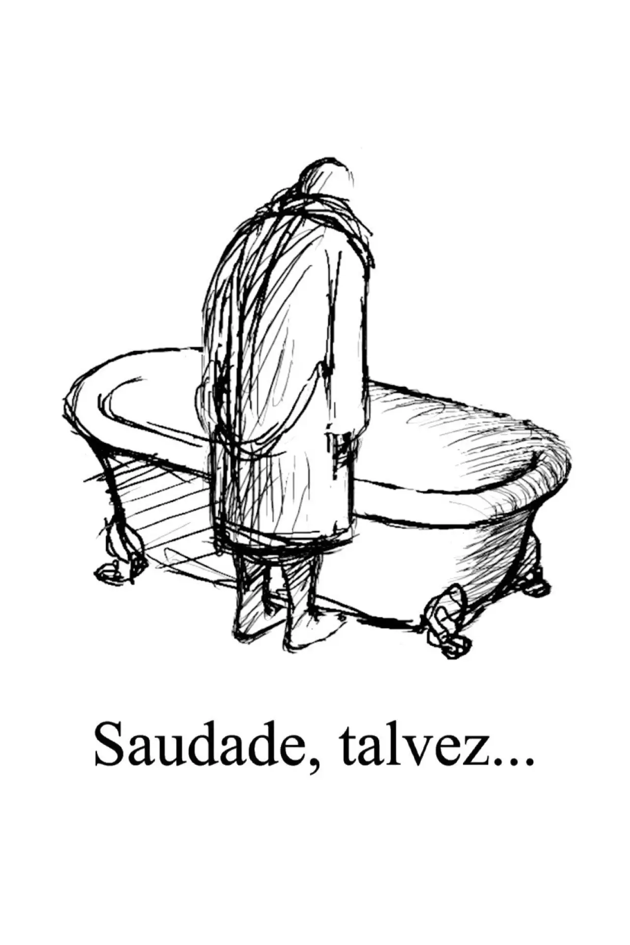 Movie poster "Saudade, Perhaps"
