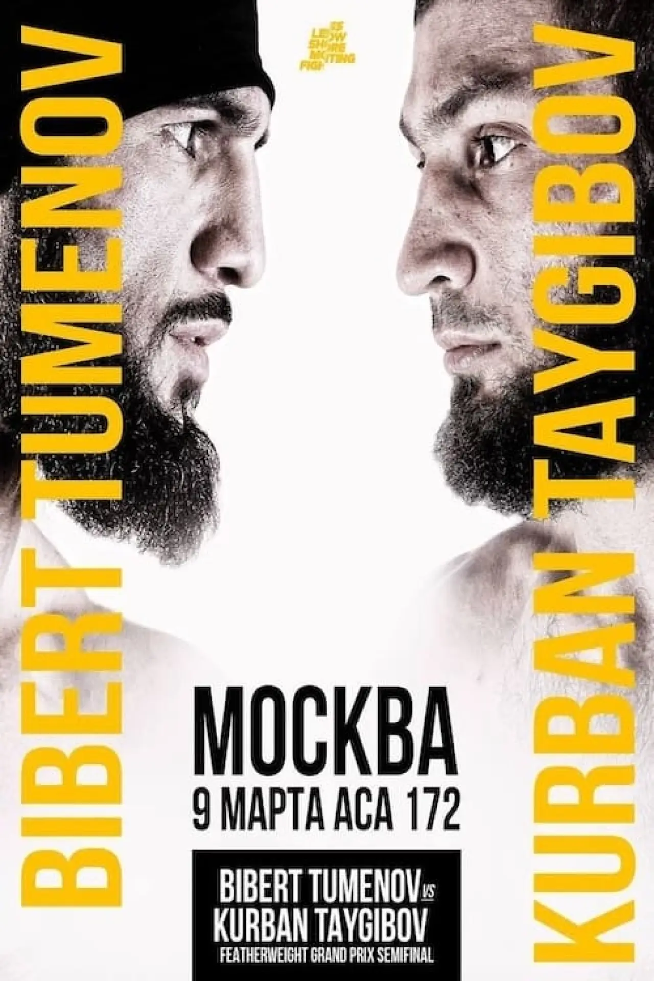 Movie poster "ACA 172: Esengulov vs. Vagaev"