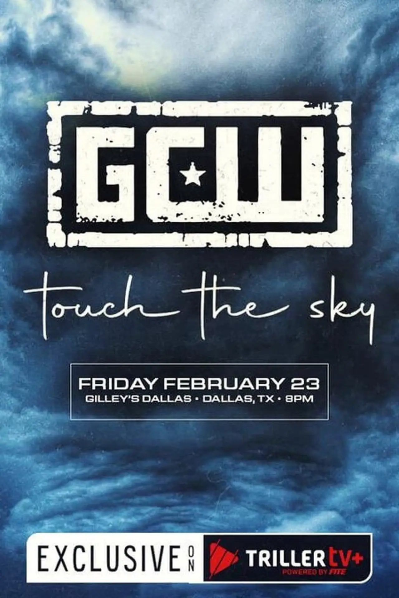 Movie poster "GCW Touch the Sky"