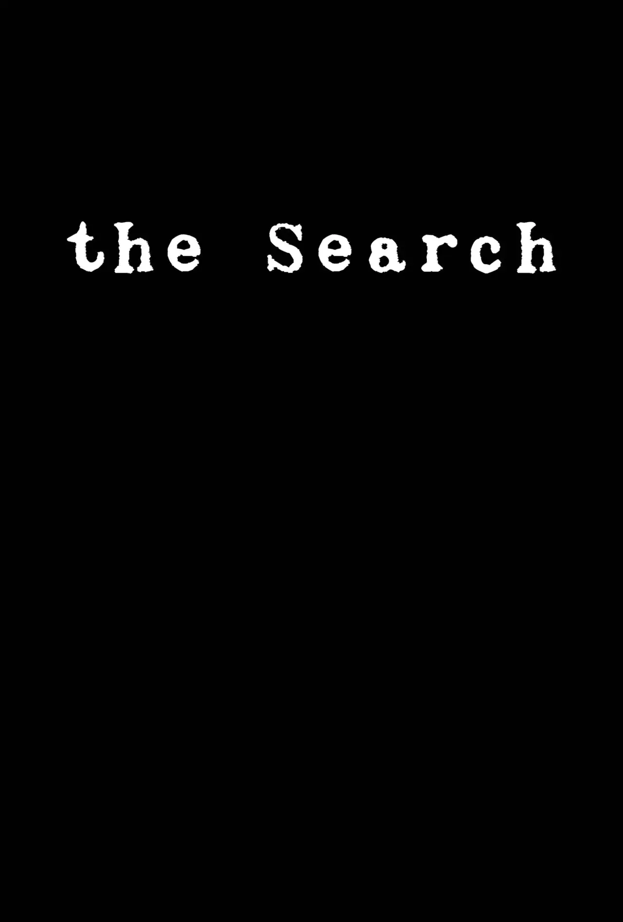 Movie poster "The Search"