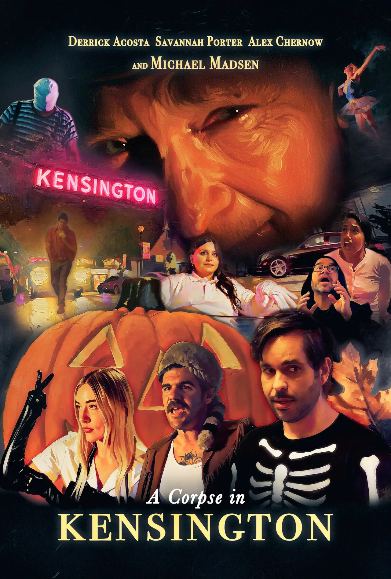 Movie poster "A Corpse in Kensington"