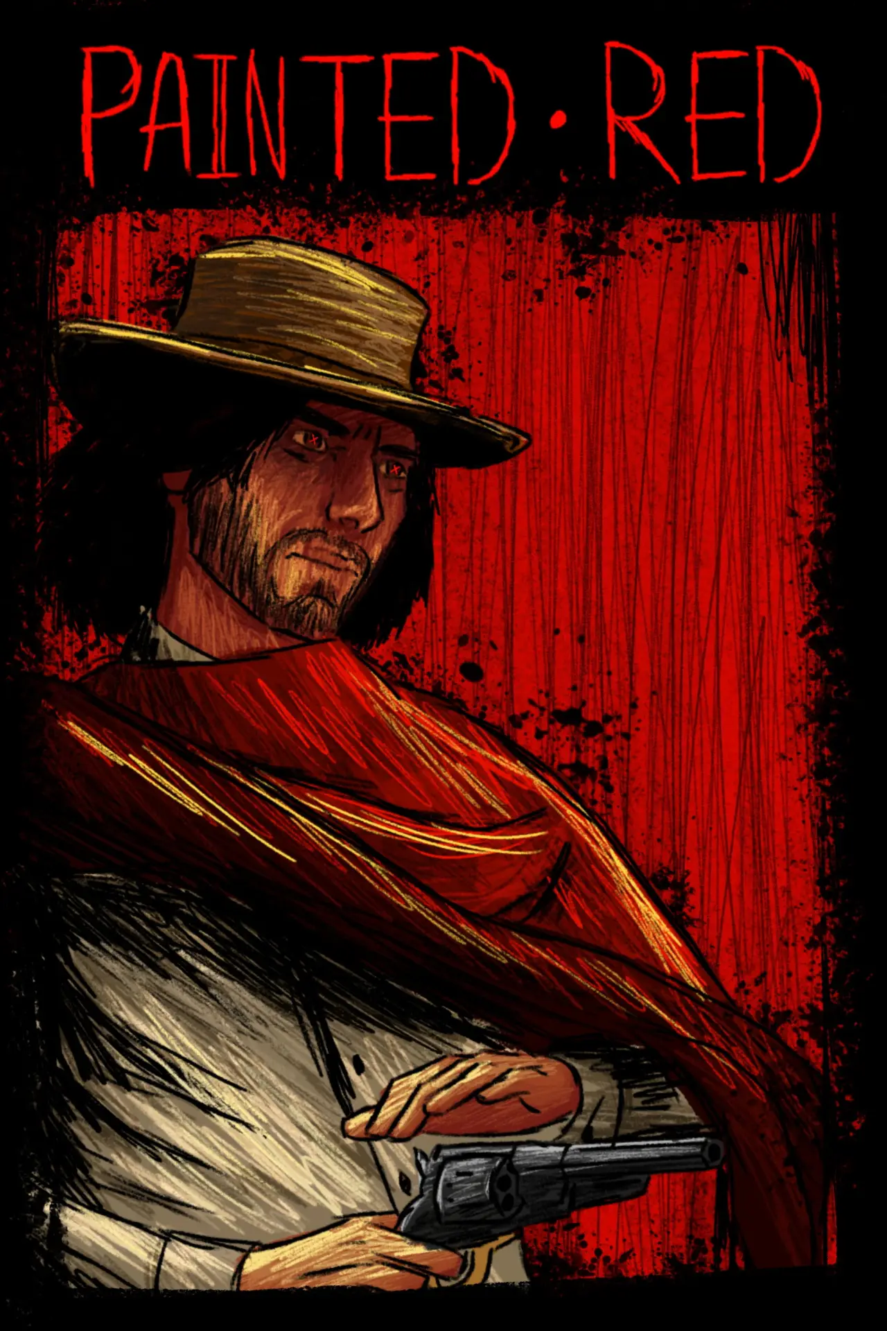 Movie poster "Painted Red"