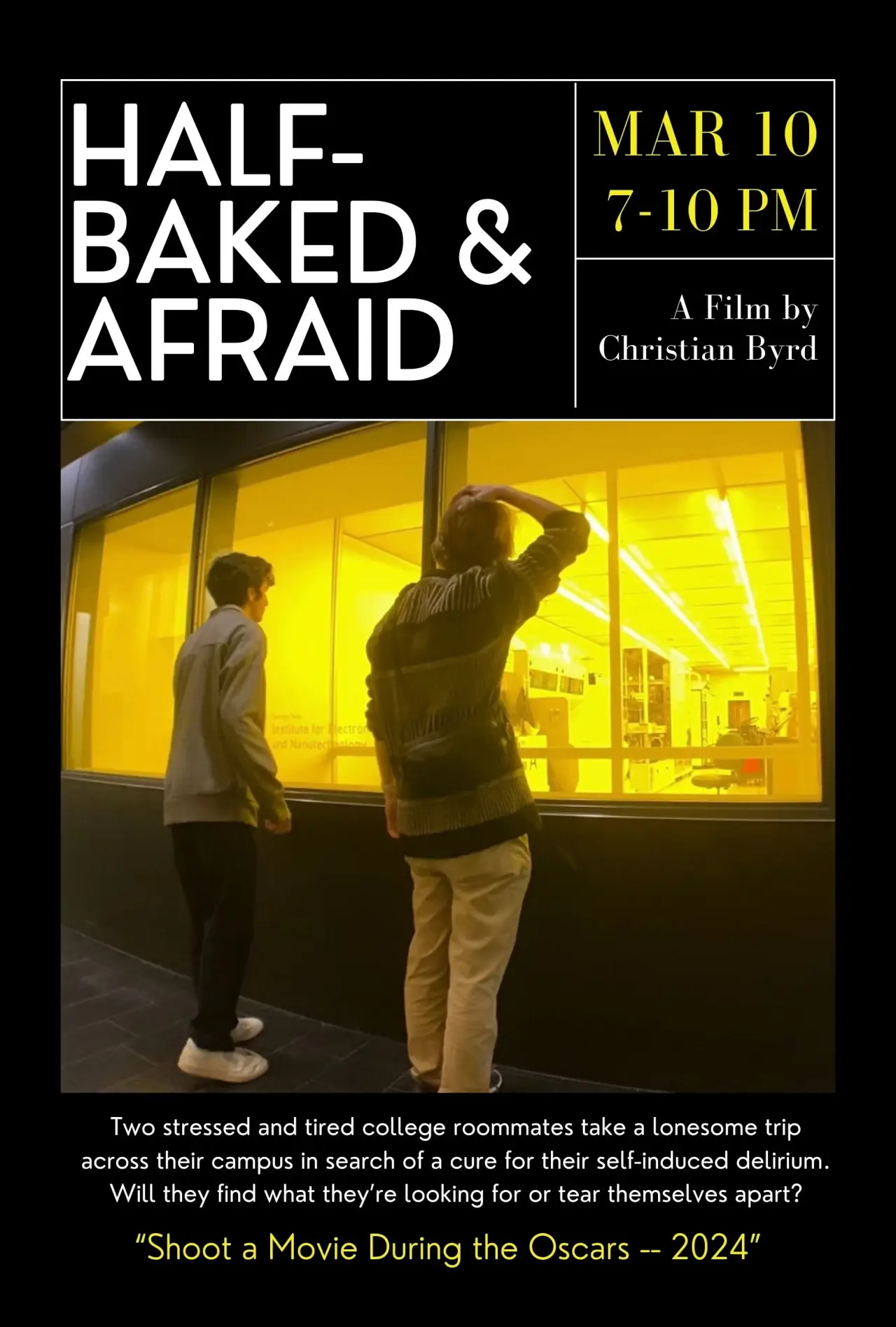 Movie poster "Half-Baked & Afraid"