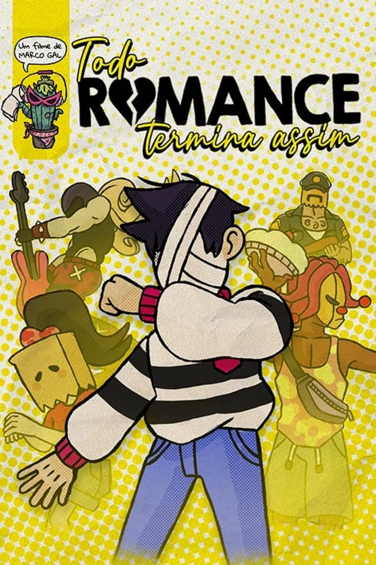 Movie poster "Todo romance termina assim"