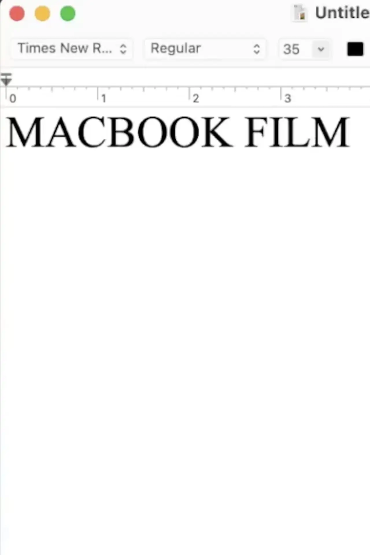 Movie poster "MACBOOK FILM"