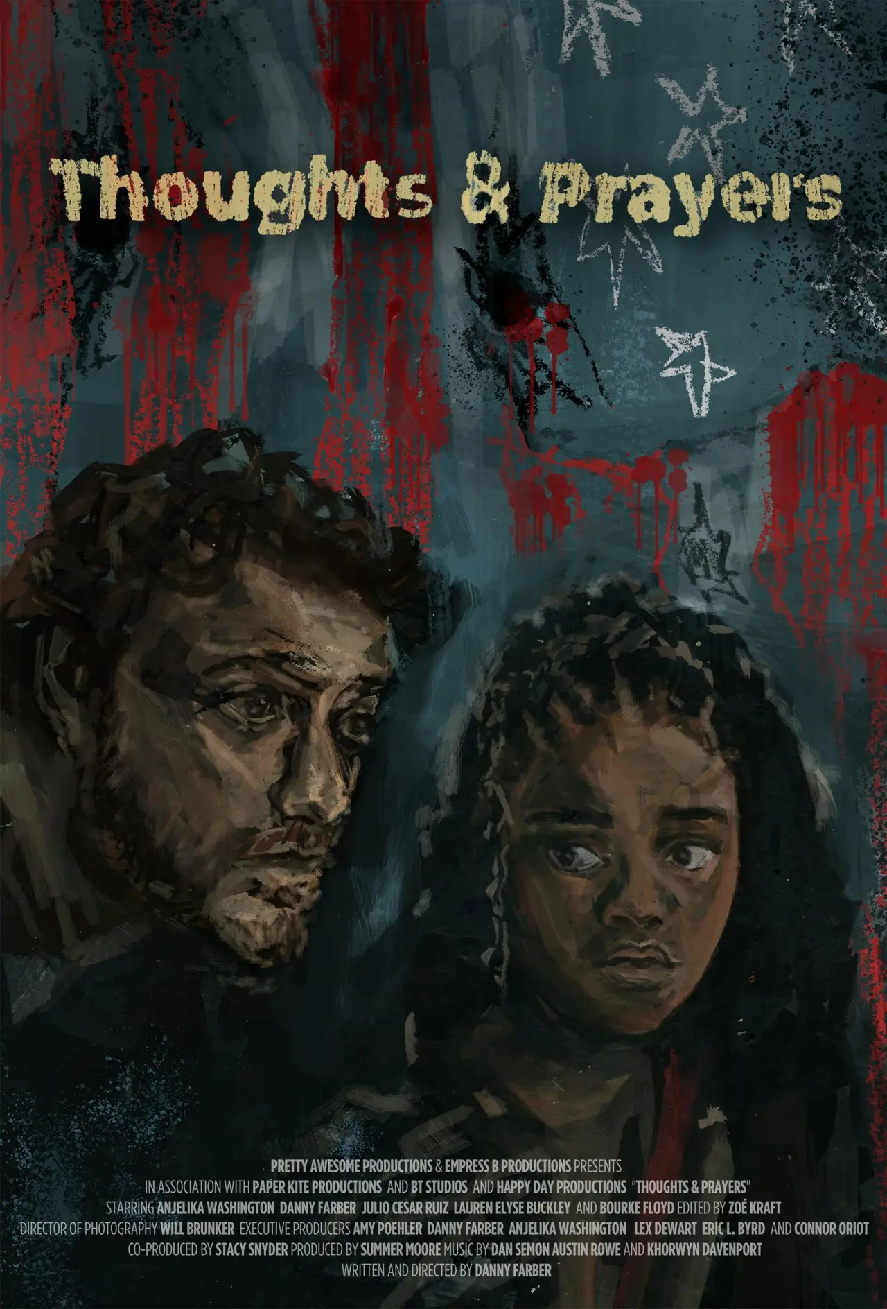 Movie poster "Thoughts and Prayers"