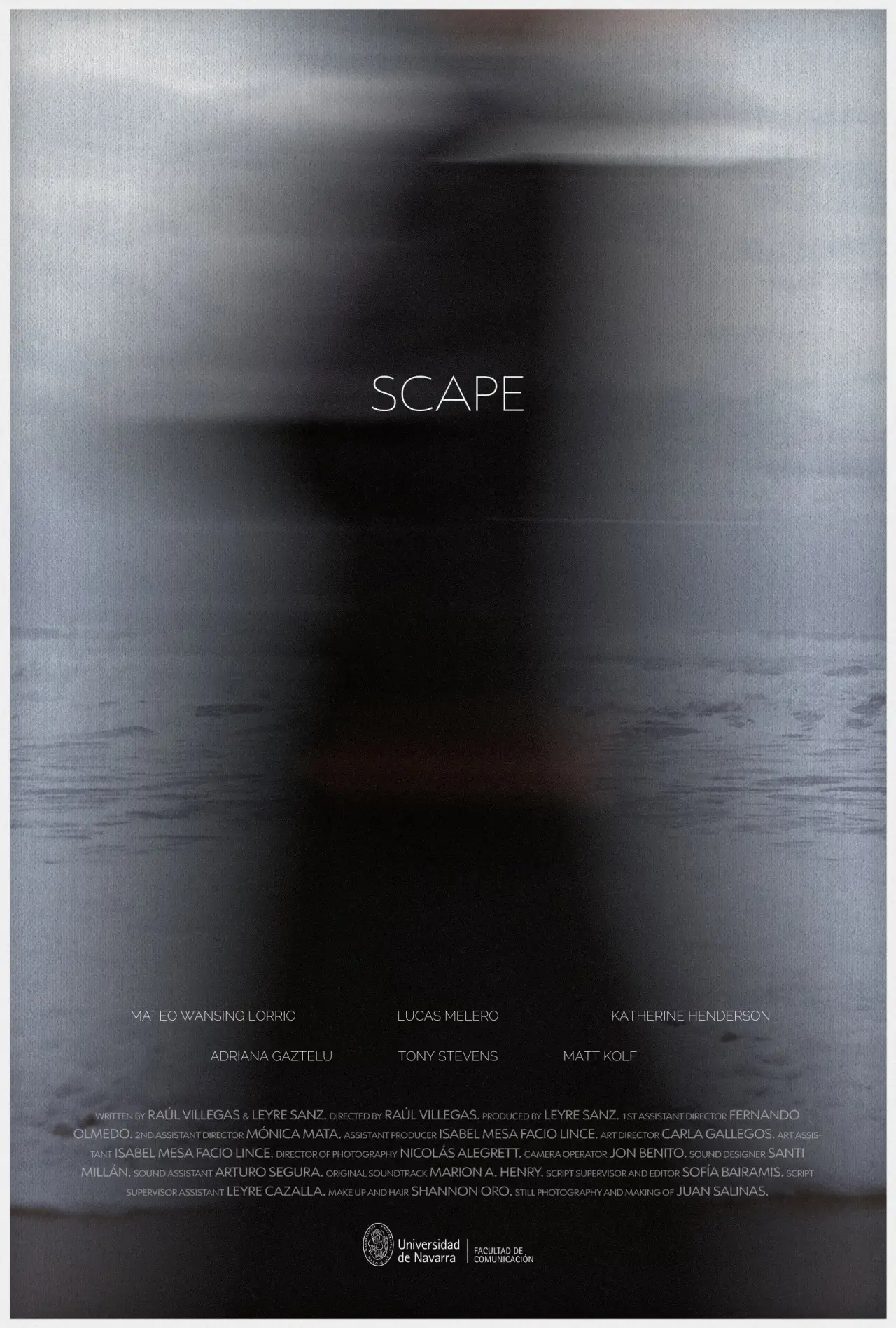 Movie poster "Scape"