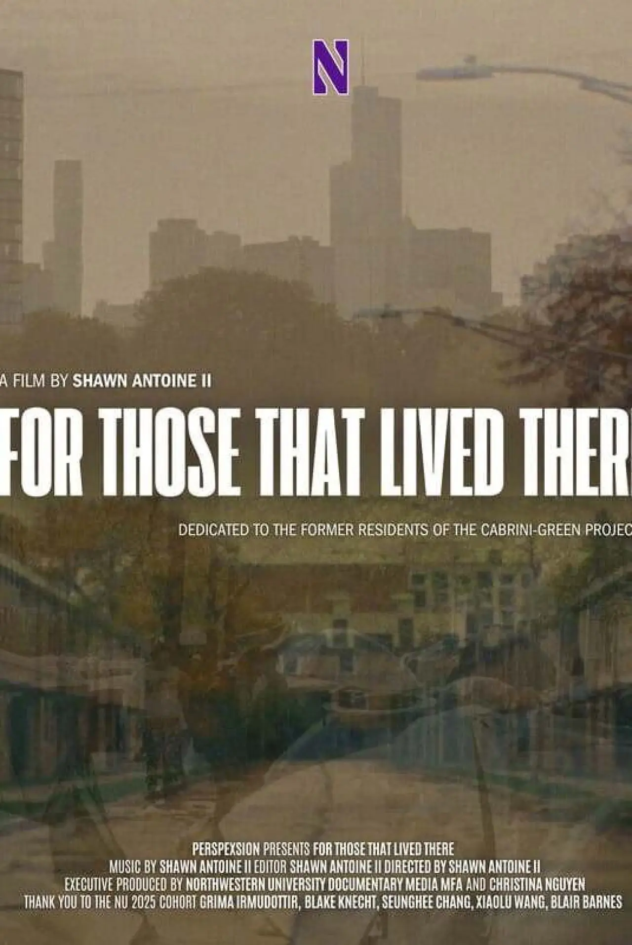 Movie poster "For Those That Lived There"
